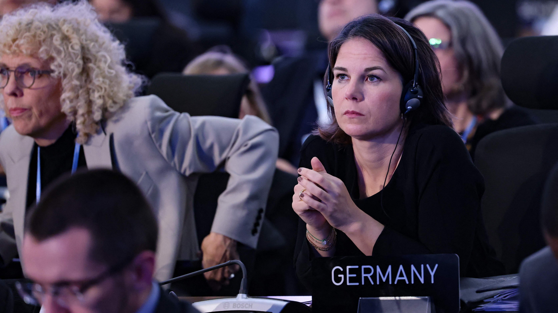 Annalena Baerbock auf der Weltklimakonferenz | AFP