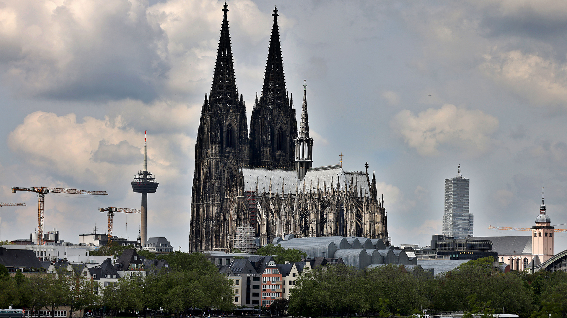 Blick auf den Kölner Dom. | dpa