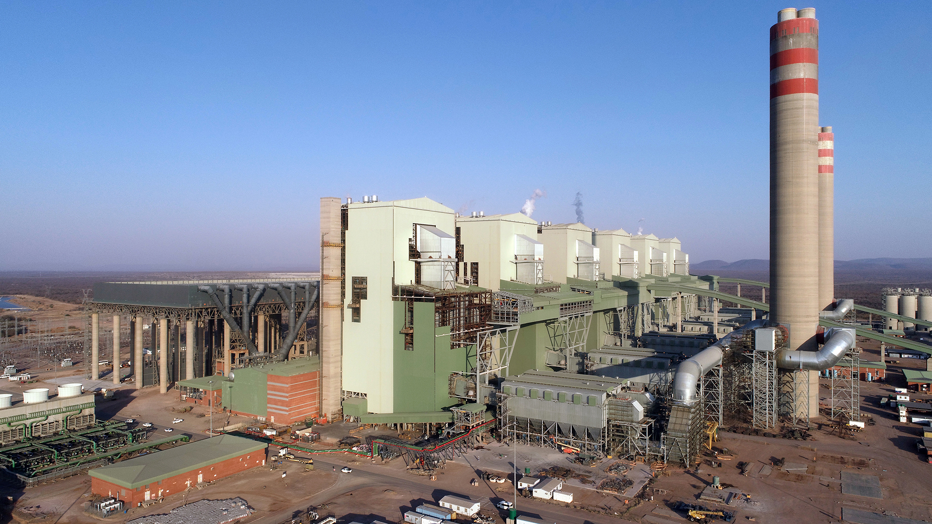 Das Kohlekraftwerk Medupi in Südafrika. (Archivbild: 03.09.2019) | dpa