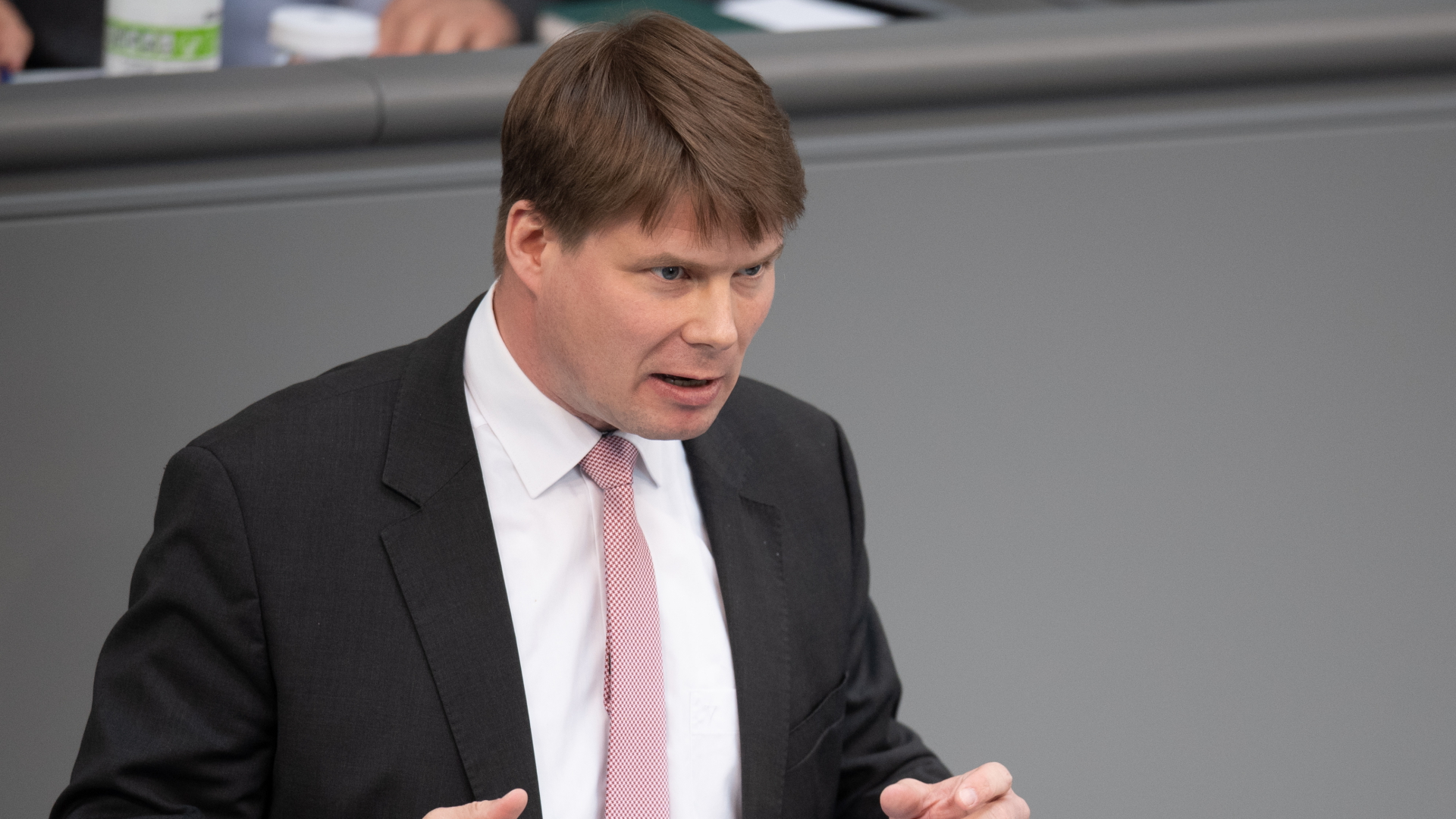 Steffen Kotré (AfD), spricht im Bundestag.