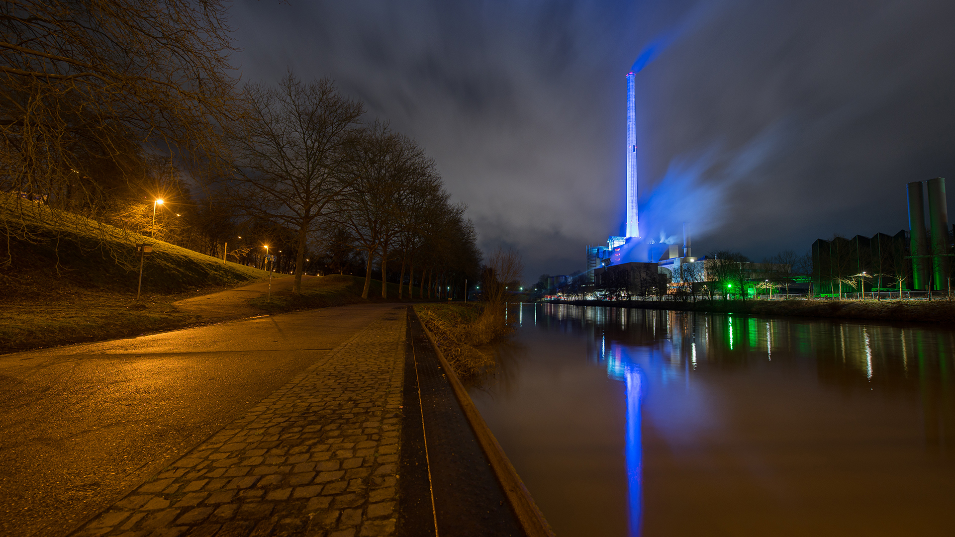 Kraftwerk an der Römerbrücke in Saarbrücken | picture alliance/dpa