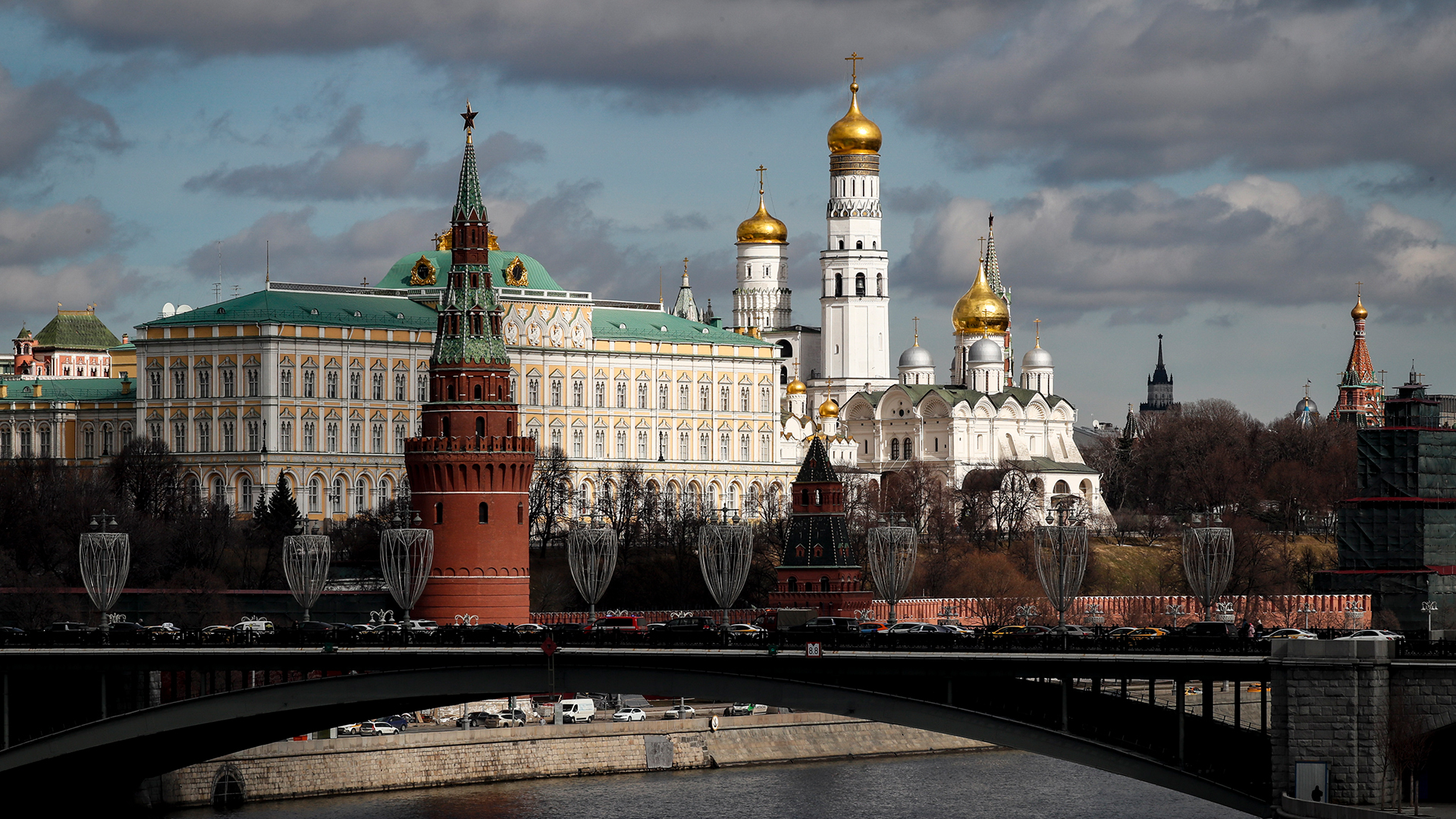 Blick auf den Kreml in Moskau (Russland).