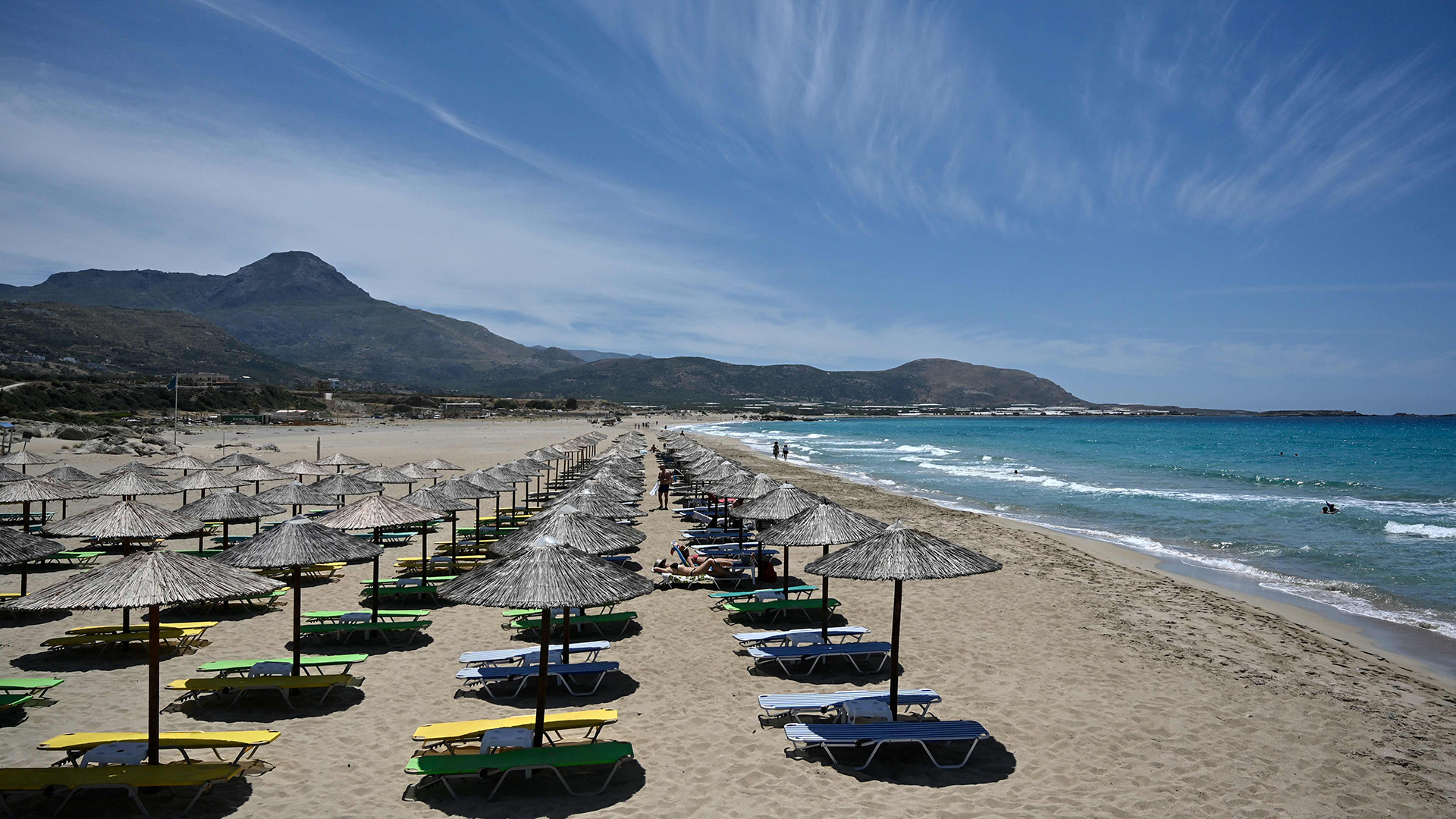 Blick auf einen Strand auf der griechischen Insel Kreta | AFP
