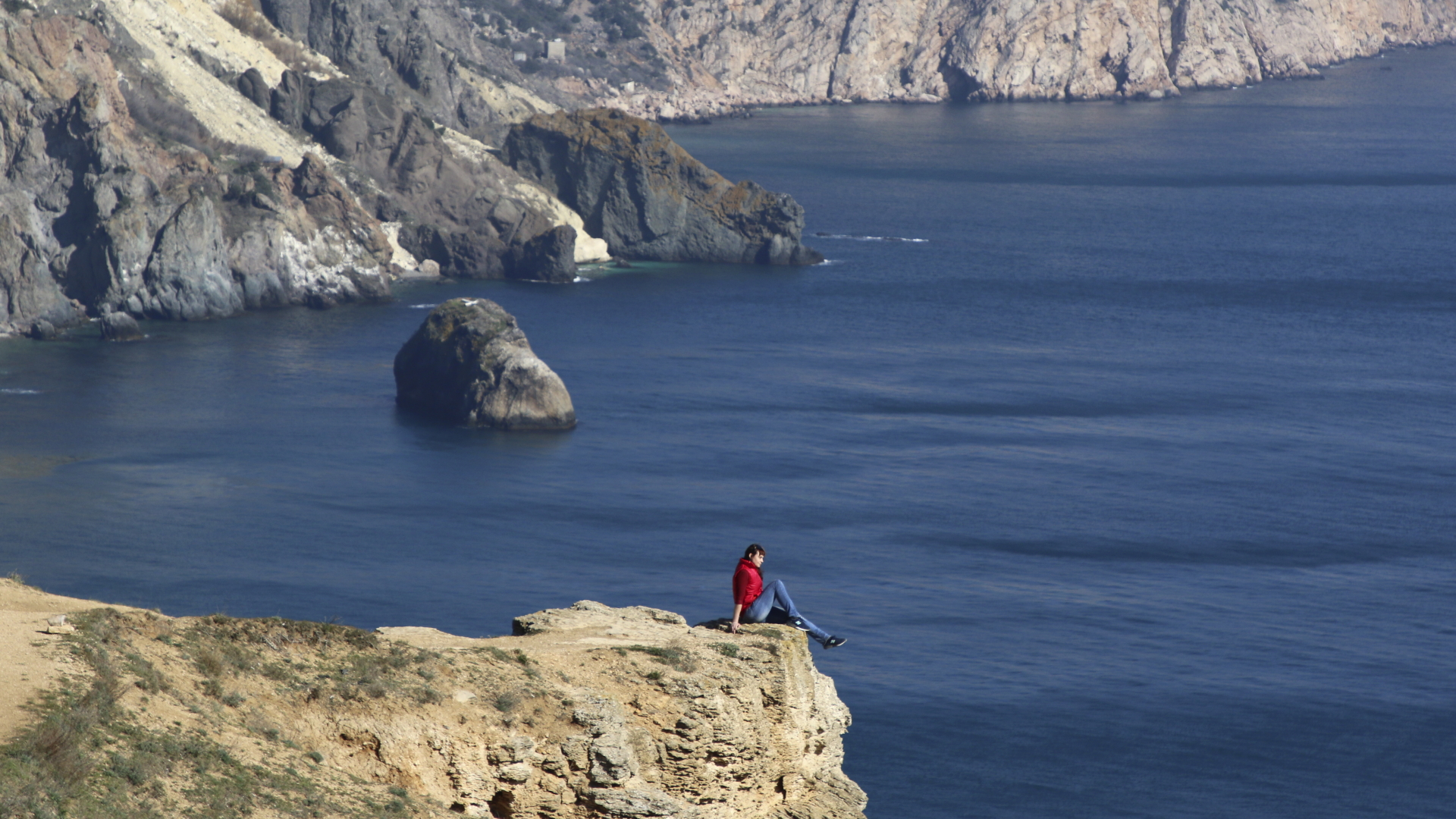 Die Küste der Krim bei Sewastopol