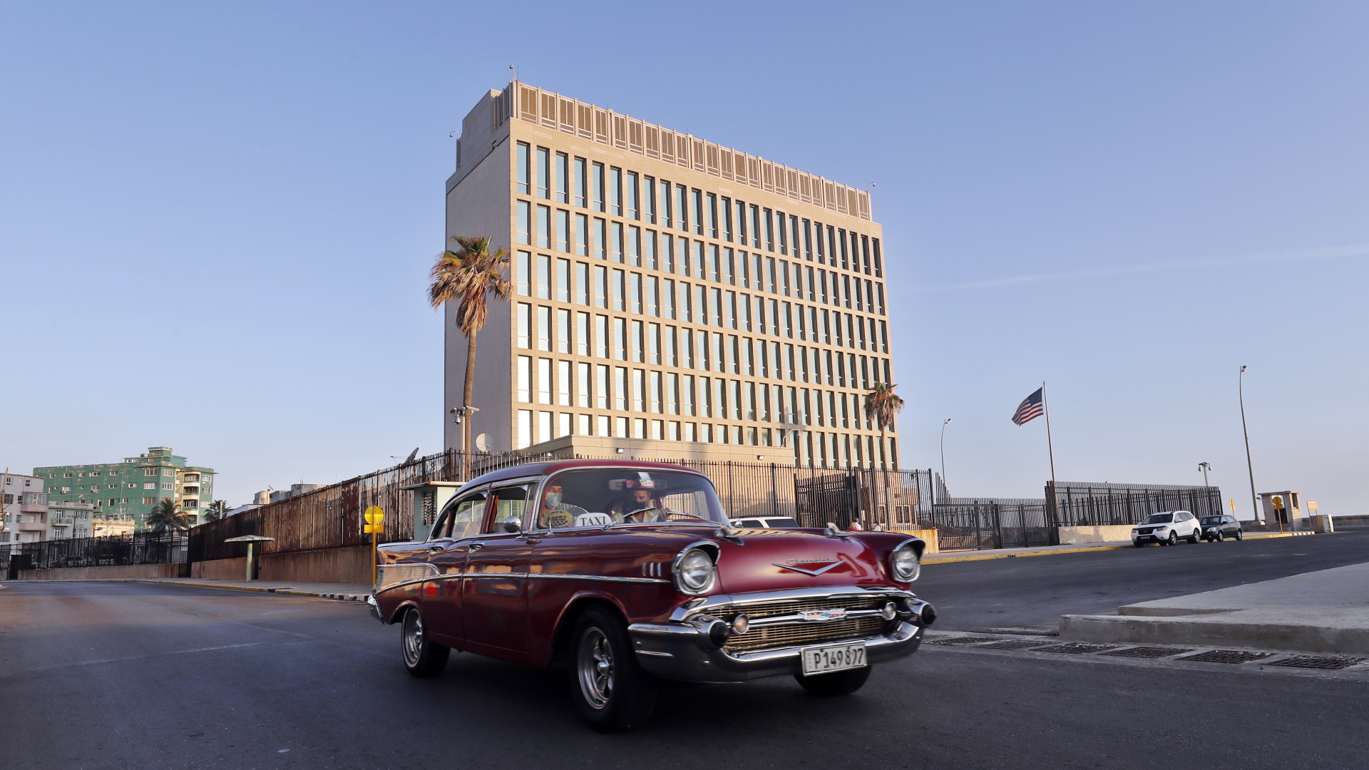 Die US-Botschaft in Kuba (Archivbild). | EPA