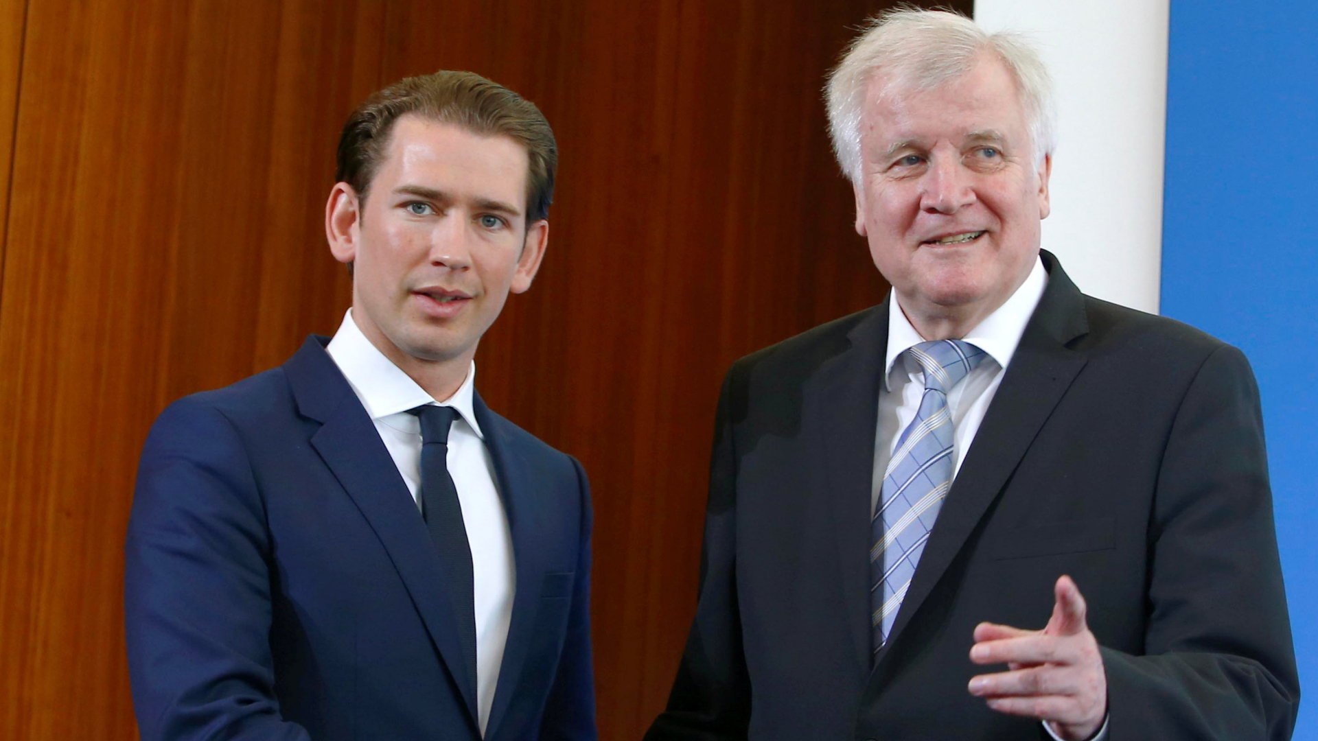 Österreichs Bundeskanzler Sebastian Kurz und Bundesinnenminister Horst Seehofer | REUTERS