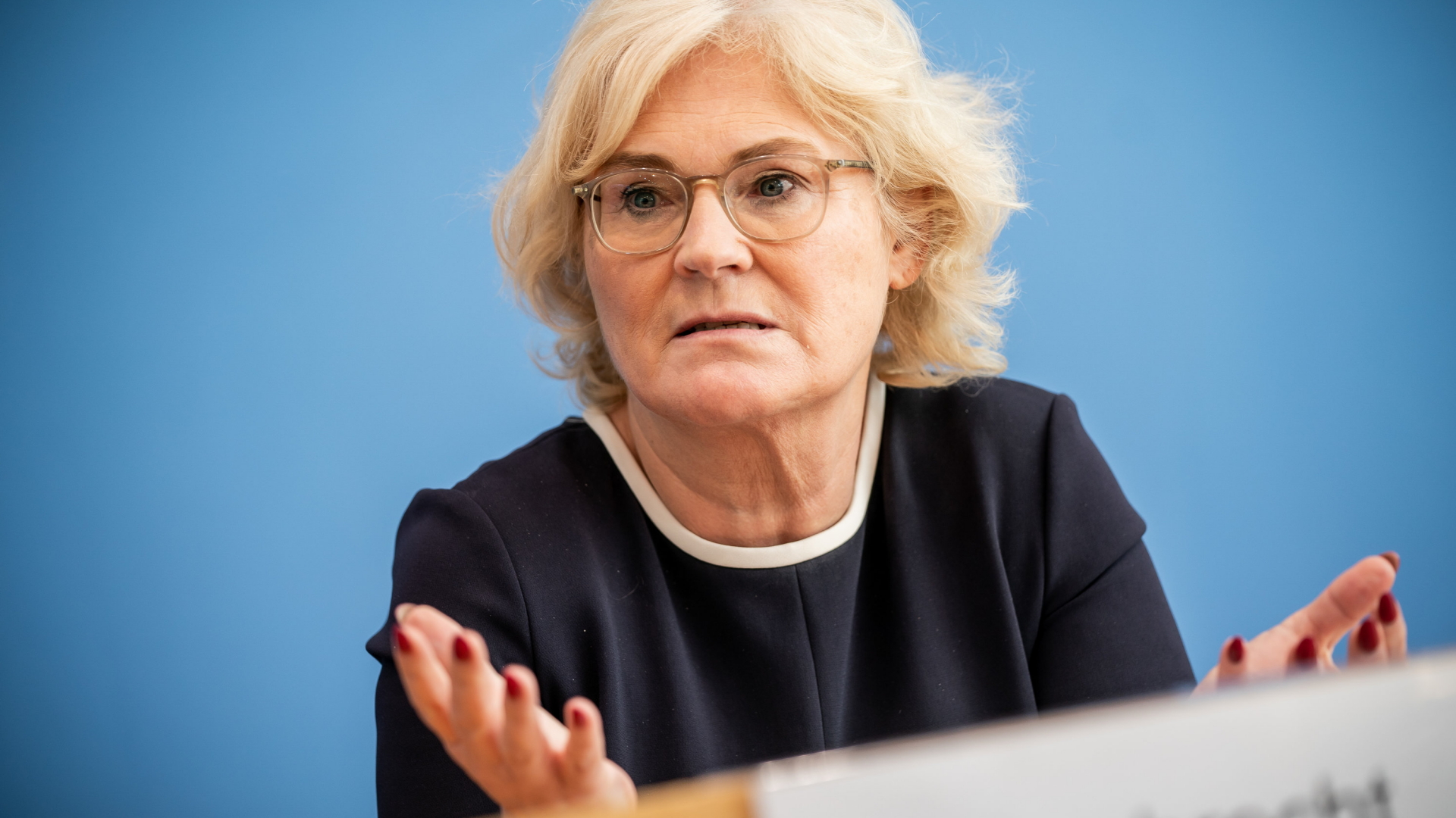 Bundesjustizministerin Christine Lambrecht (SPD) | dpa