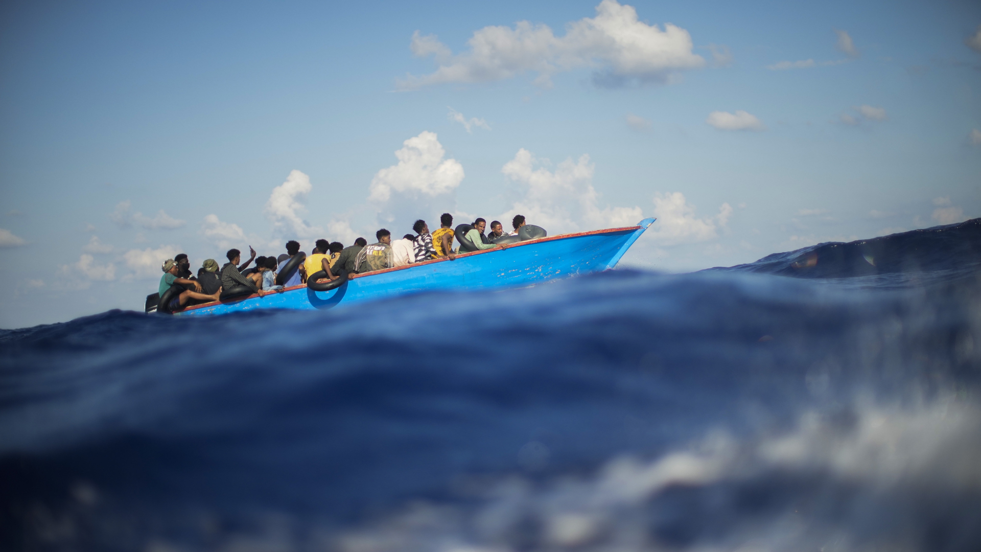 Migranten im Mittelmeer (Archivbild)