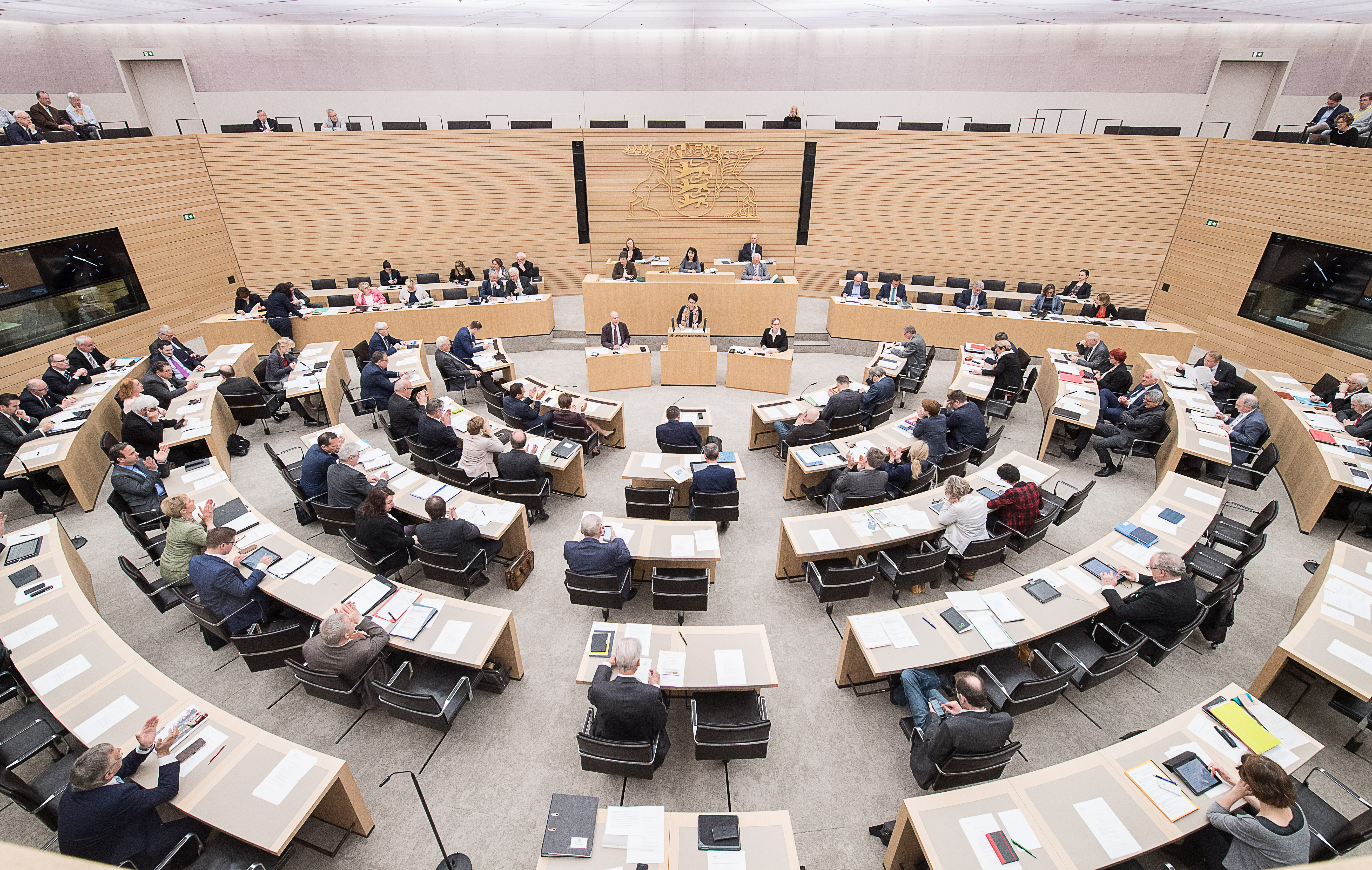 Plenarsitzung des Landtags von Baden-Württemberg | picture alliance / Sebastian Gollnow/dpa
