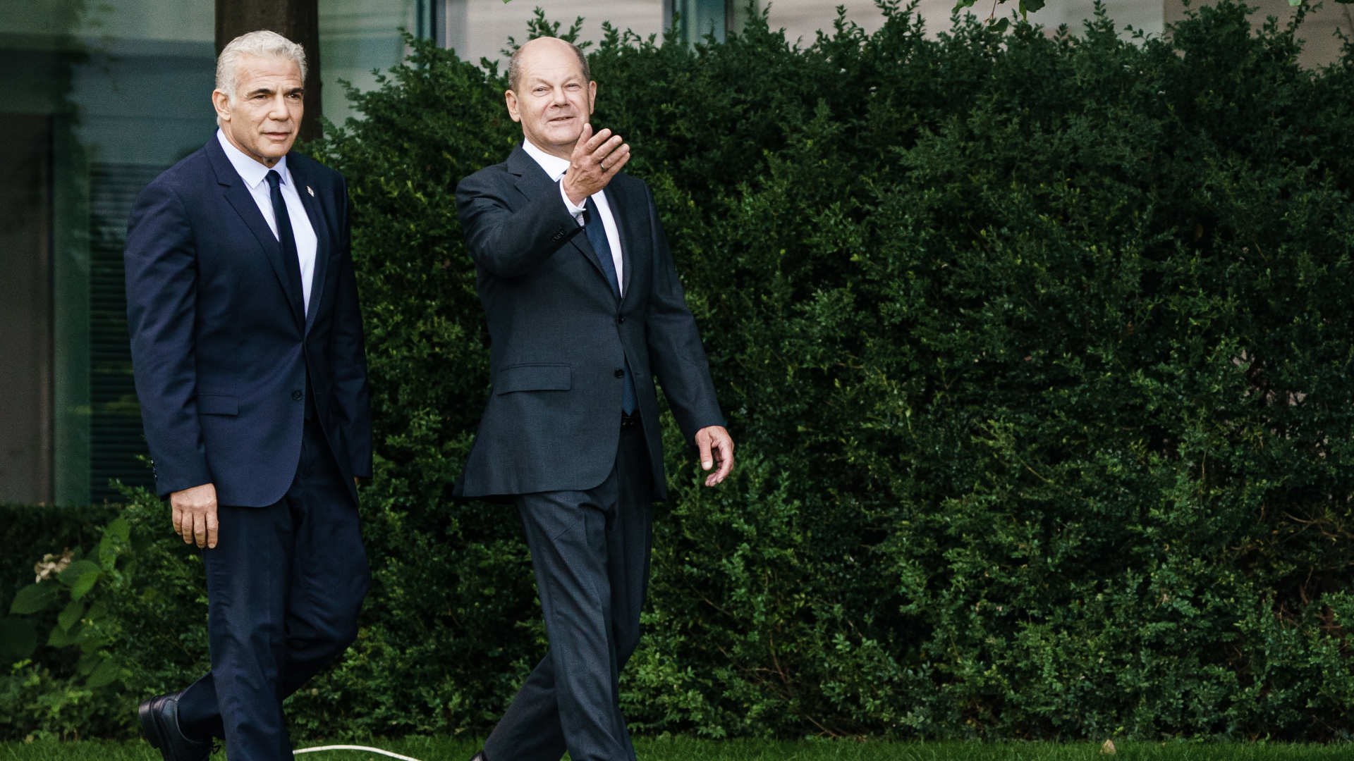 Israels Premierminister Lapid und Bundeskanzler Scholz in Berlin  | EPA
