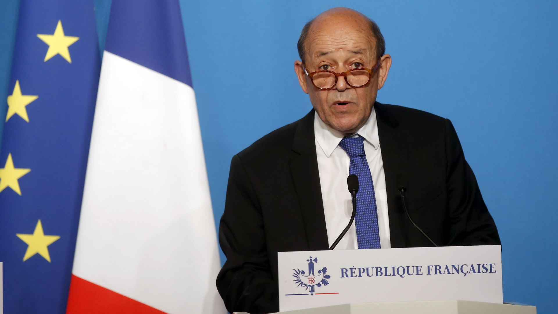 Frankreichs Außenminister Jean-Yves Le Drian | AFP