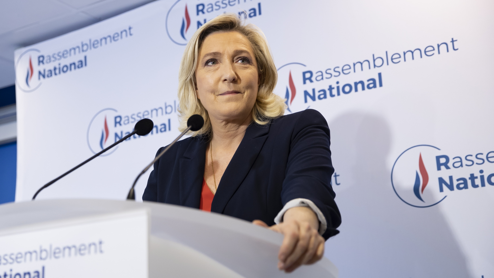 RN-Parteichefin Le Pen | EPA