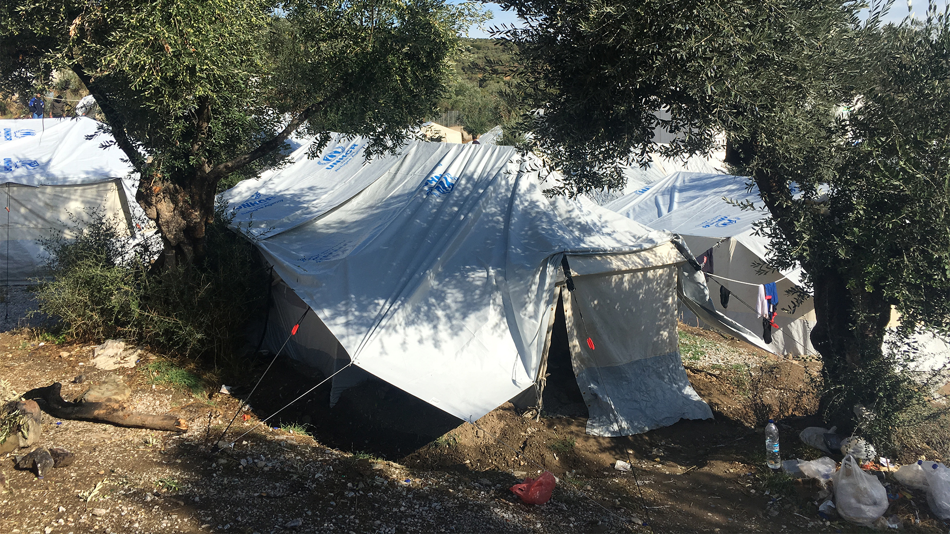Flüchtlingslager auf Lesbos | Bildquelle: Michael Lehmann