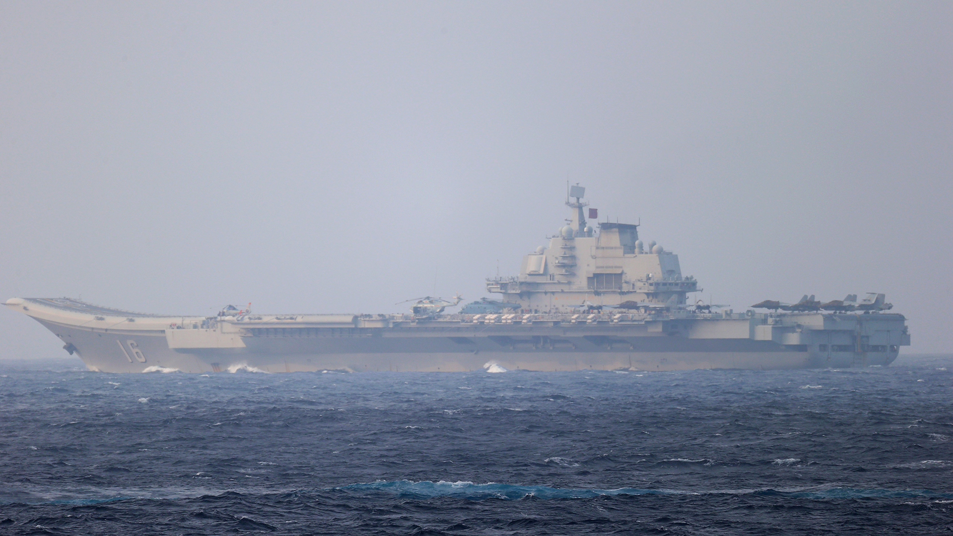 Der chinesische Flugzeugträger "Liaoning" | via REUTERS