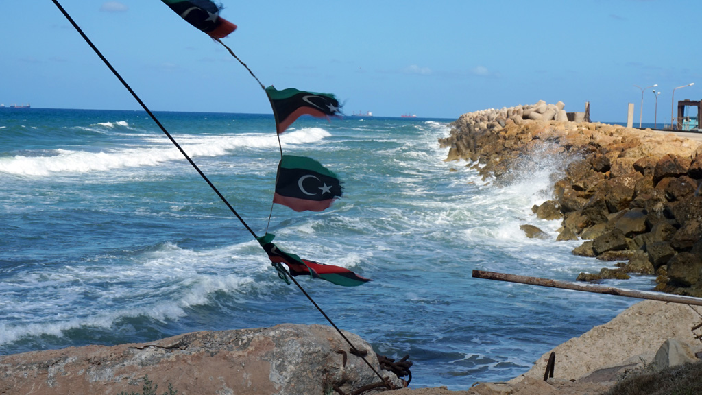 Libysche Küste bei Misrata