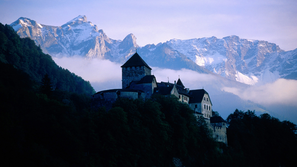 Burg von Vaduz in Liechtenstein