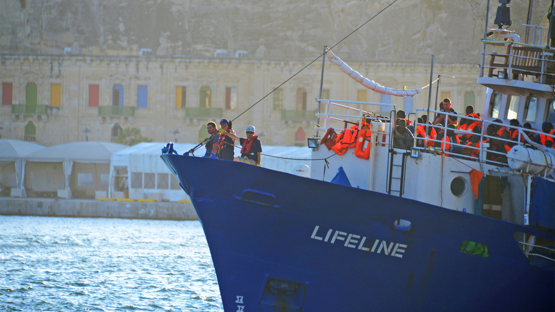 Lifeline im Hafen von Valletta | dpa