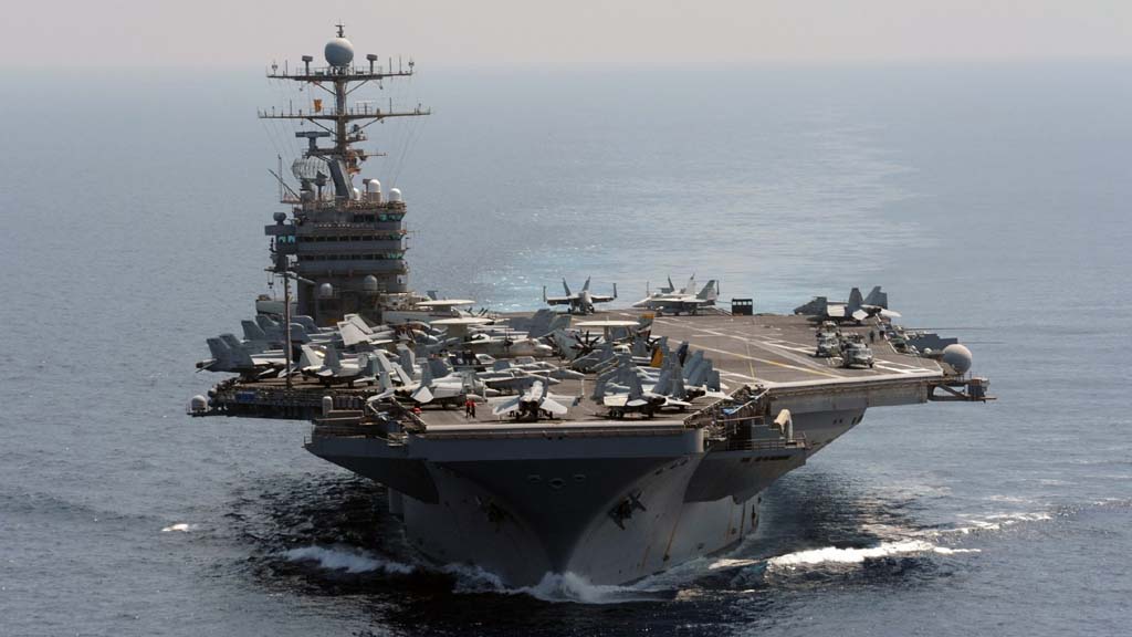 Der US-Flugzeugträger "Abraham Lincoln" auf dem Weg in den Persischen Golf | Reuters