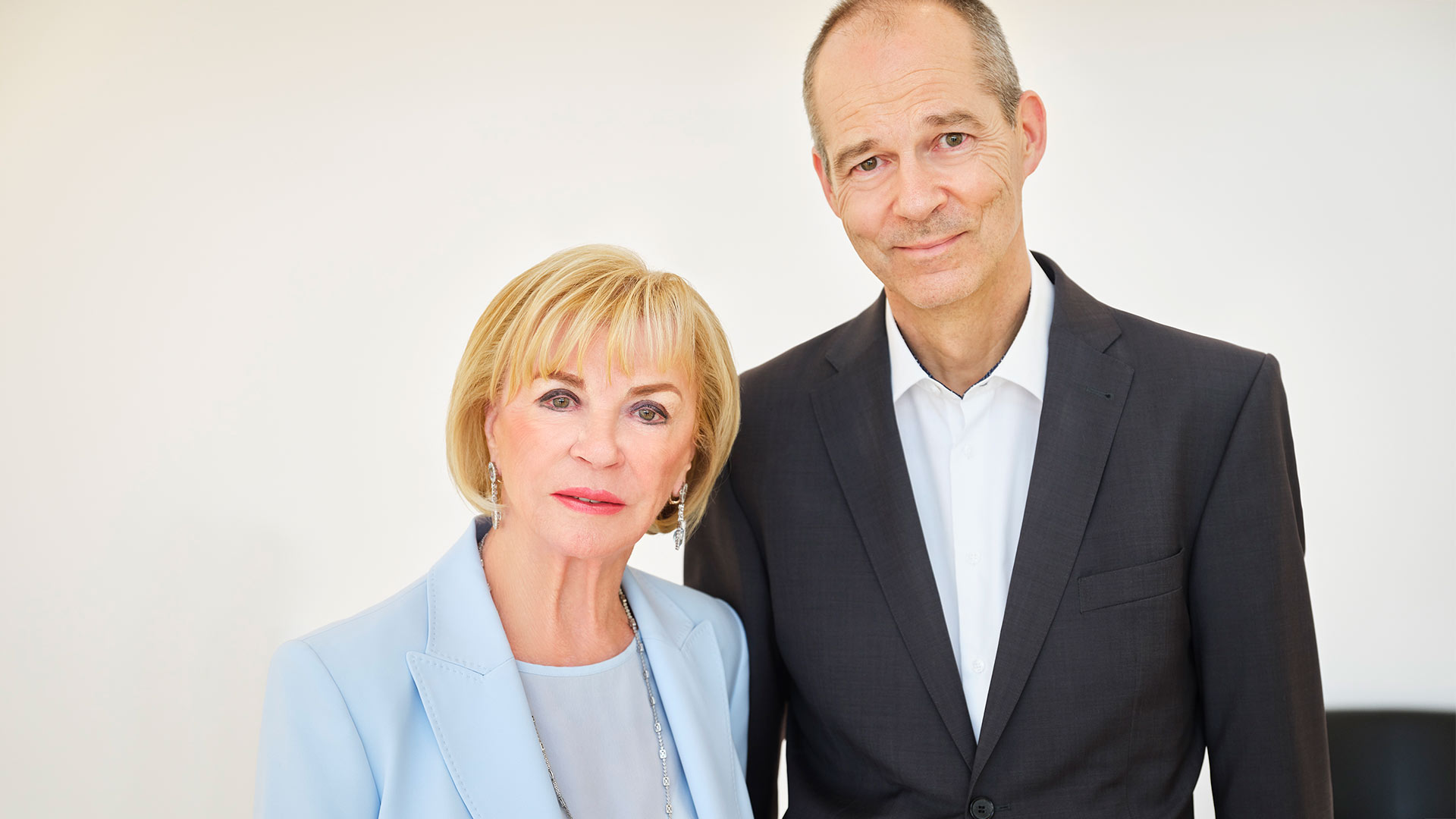 Liz Mohn und ihr Sohn Christoph Mohn | picture alliance/dpa/Bertelsmann