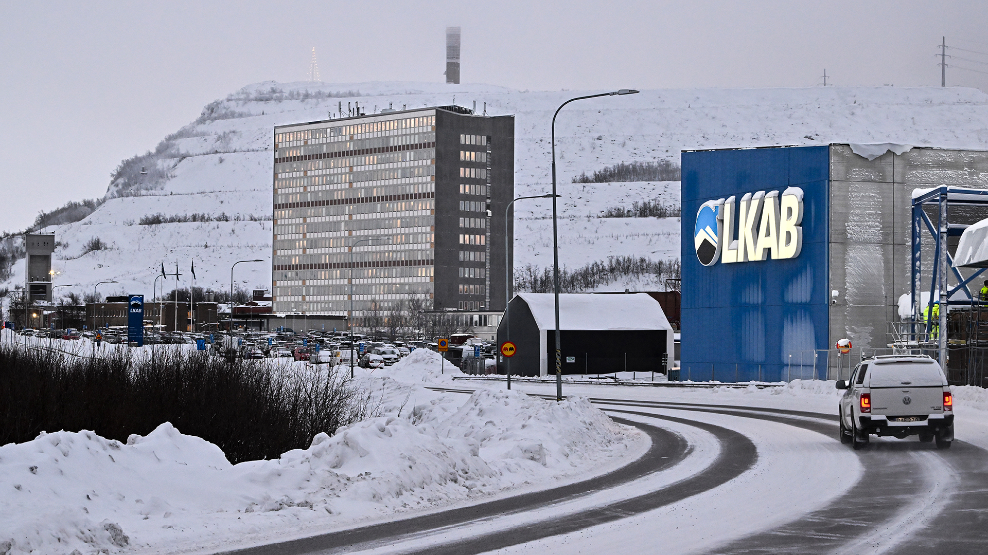 Die Eisenmine des staatlichen schwedischen Bergbauunternehmens LKAB in Kiruna (Schweden). | EPA