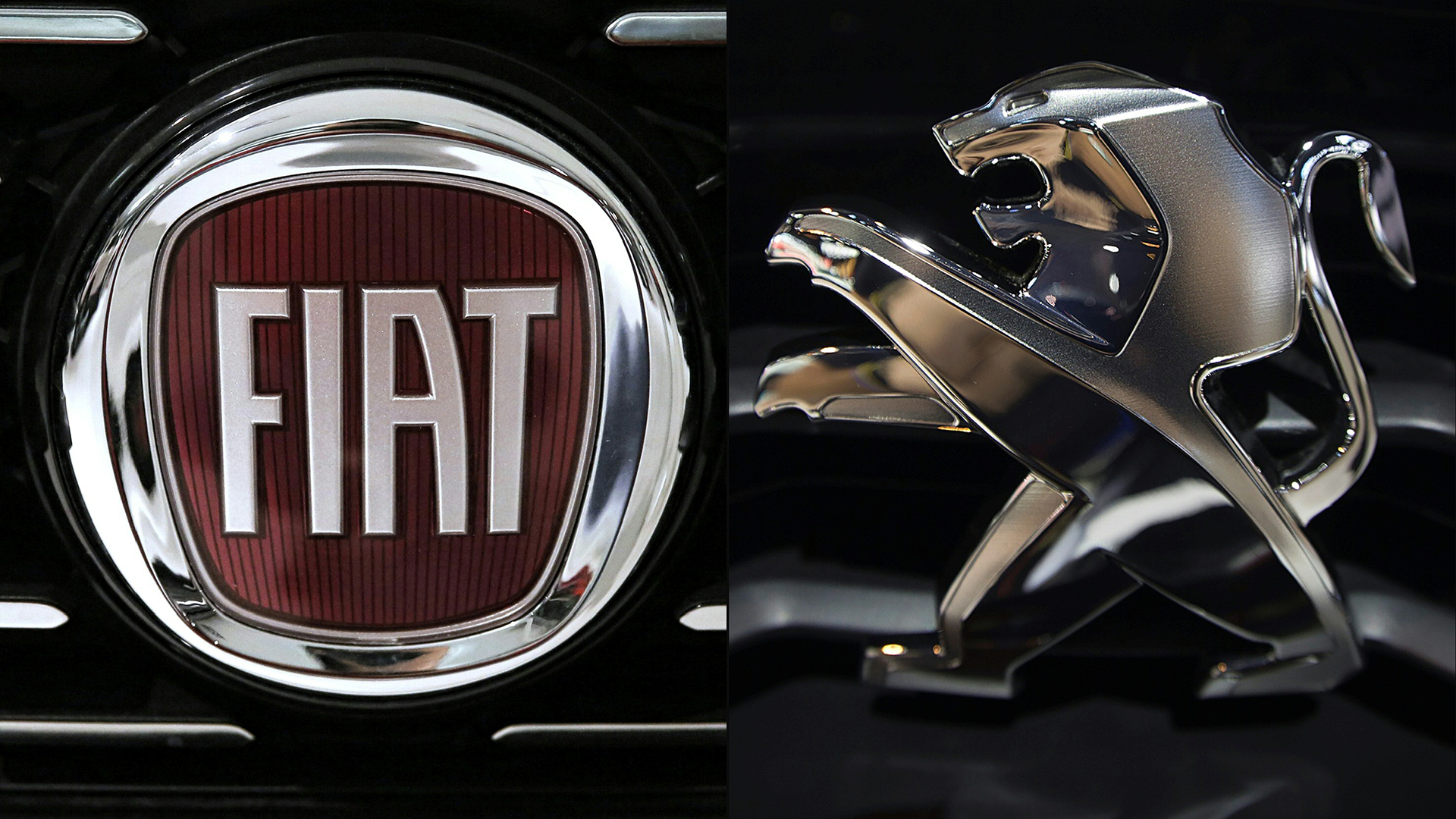Logos von Fiat und Peugeot | AFP