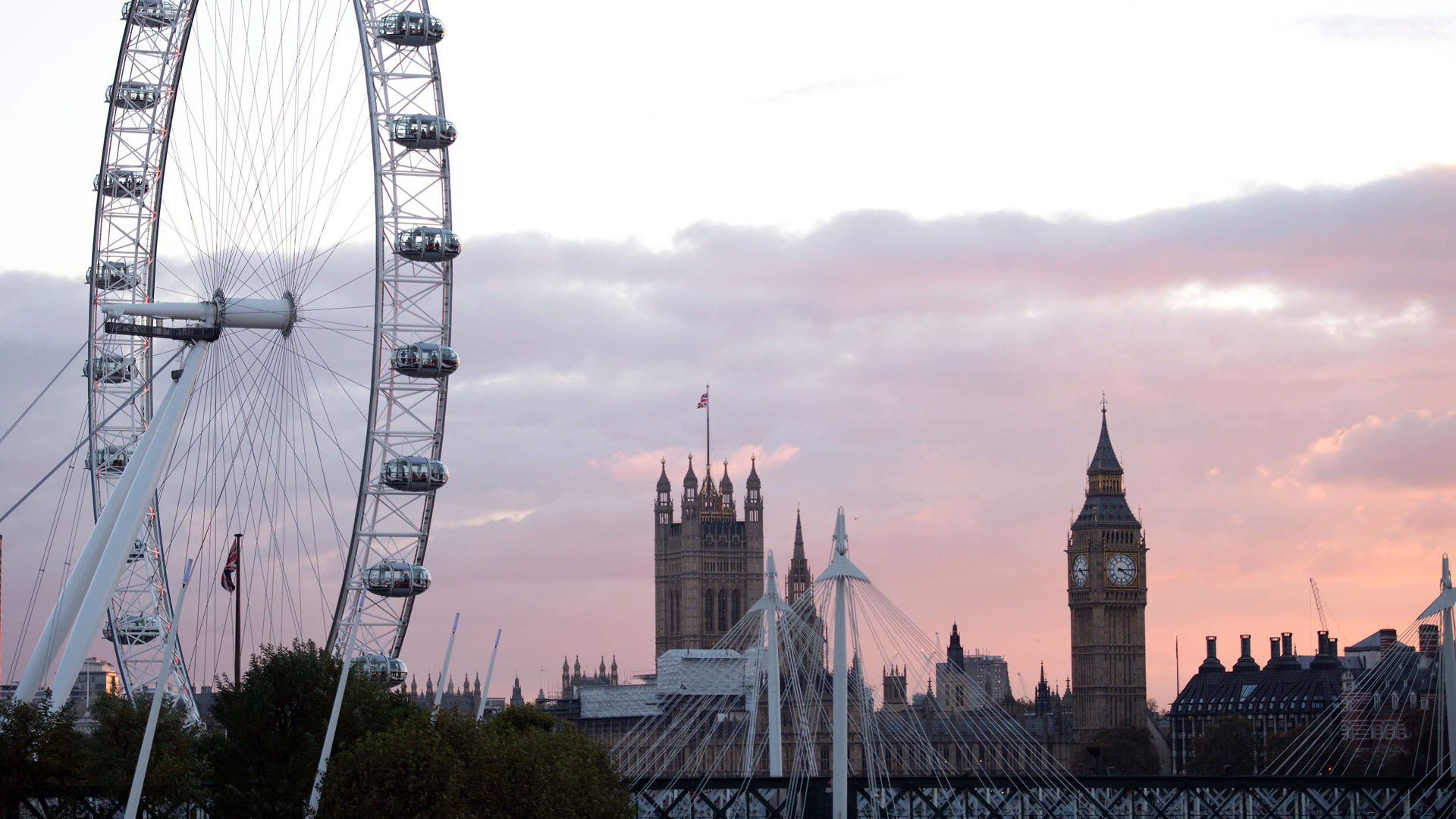 Blick auf London | AFP