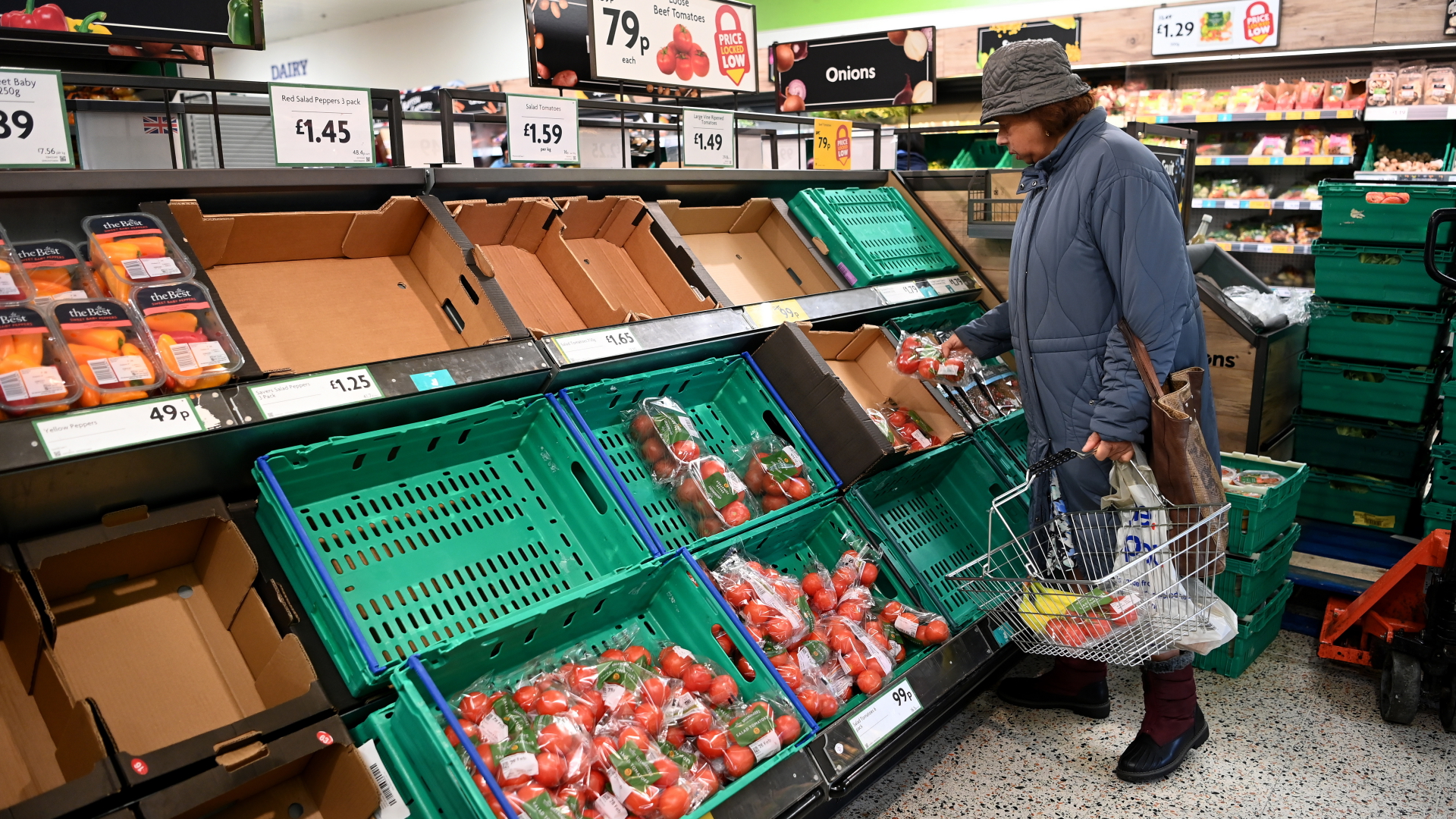 Britische Supermarktketten rationieren Gemüse