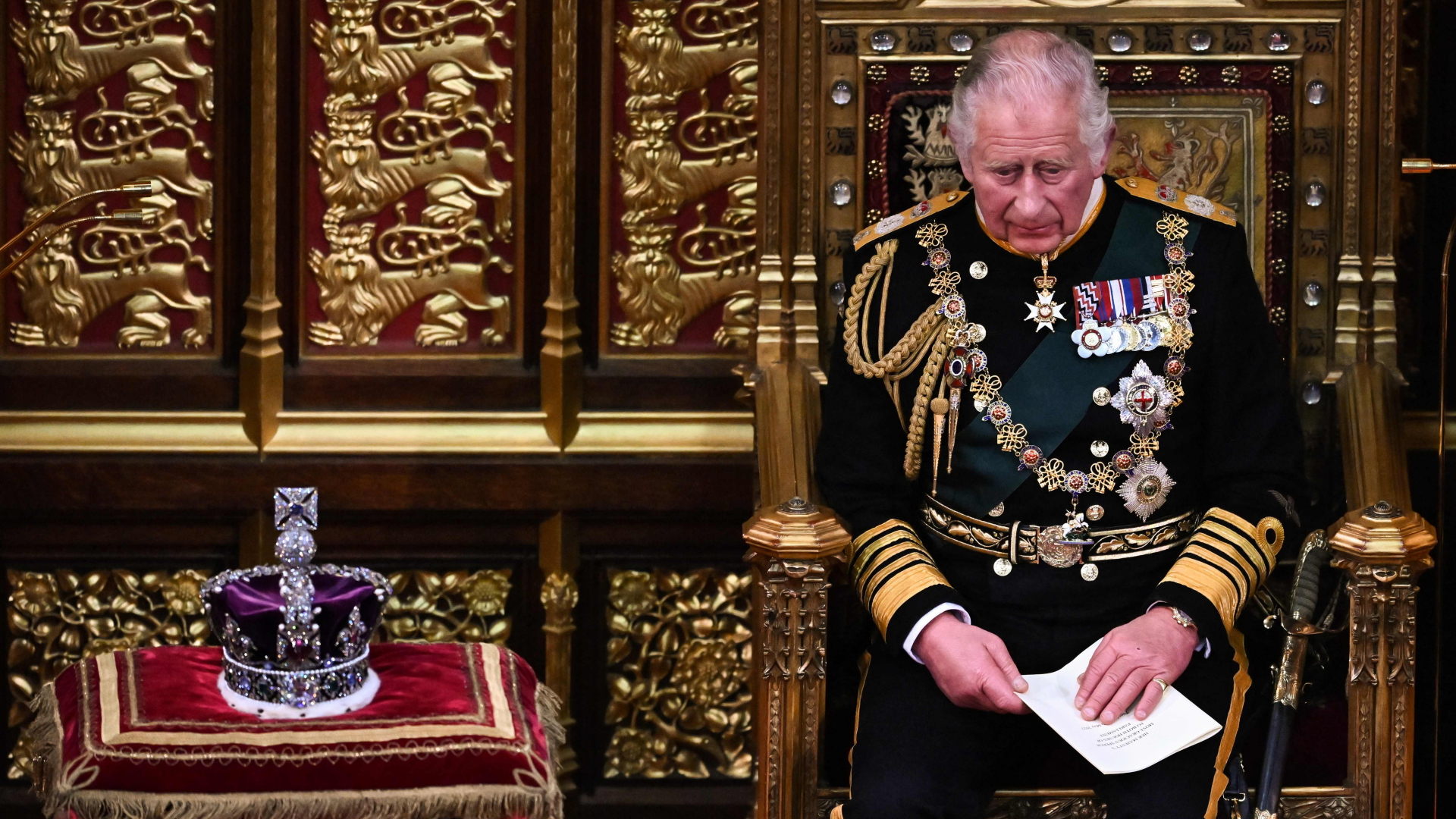 Prinz Charles bei der Parlamentseröffnung | AFP