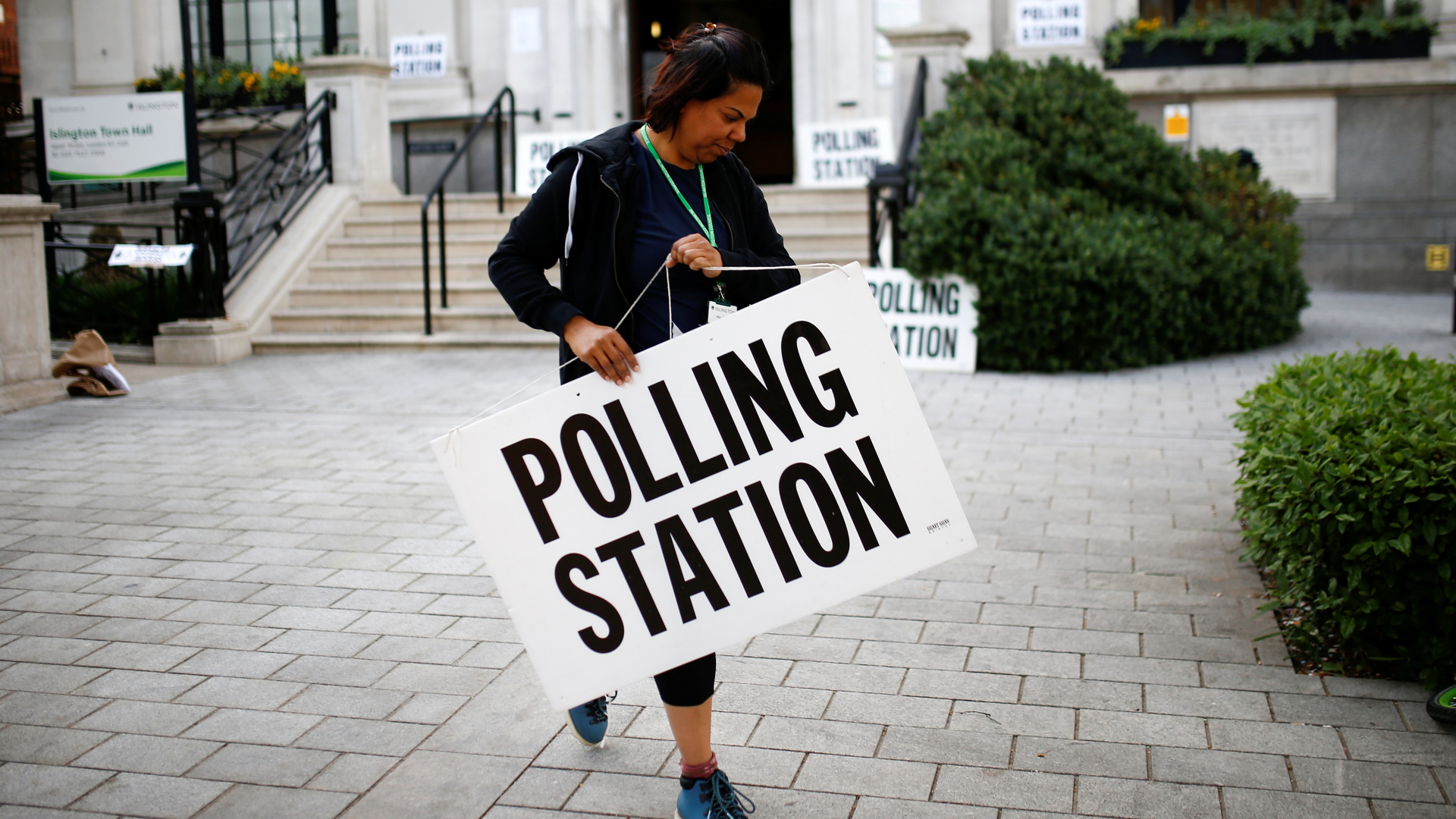 Wahllokal Europawahl London | REUTERS