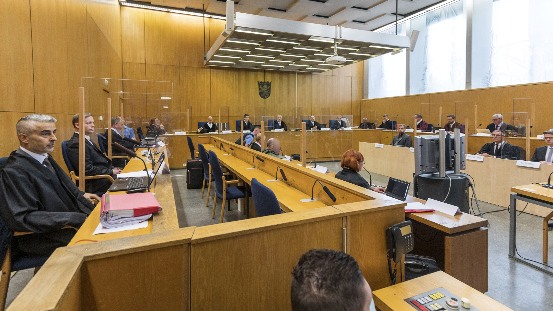 Gerichtssaal am Tag des Prozess-Auftakts im Mordfall Lübcke | REUTERS