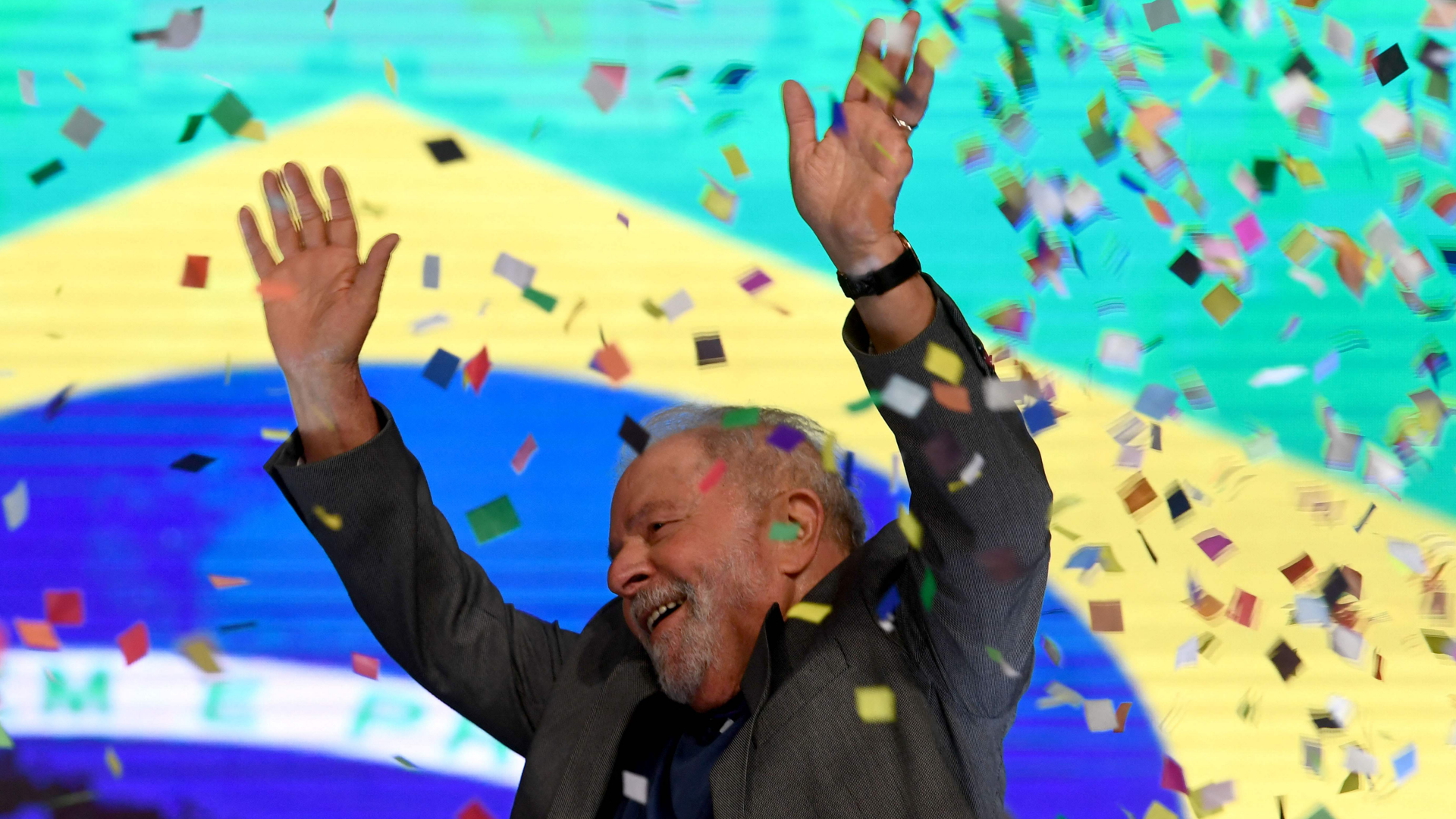 Luiz Inacio Lula da Silva bei einer Wahlkampfveranstaltung in Brasilia (Brasilien) | AFP