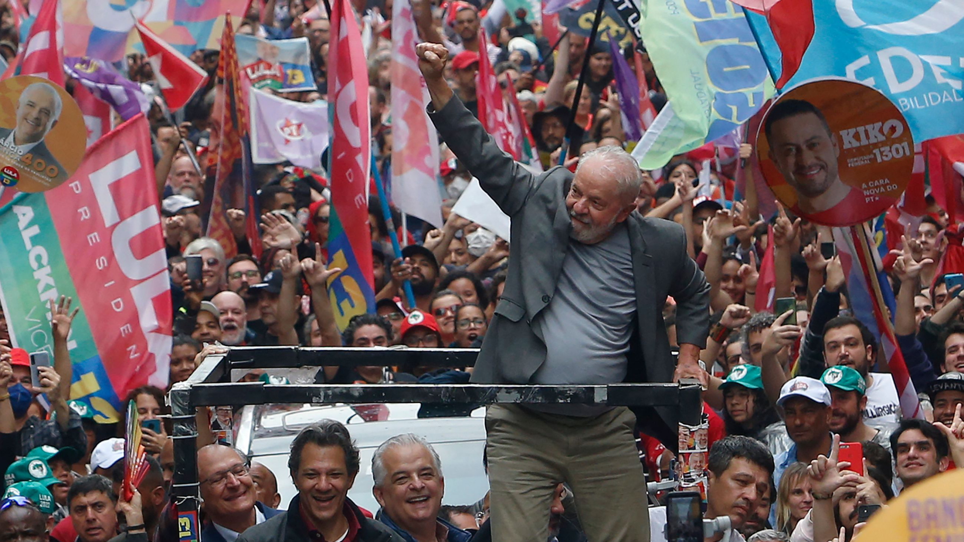  Lula da Silva bei einer Wahlkampfveranstaltung | AFP