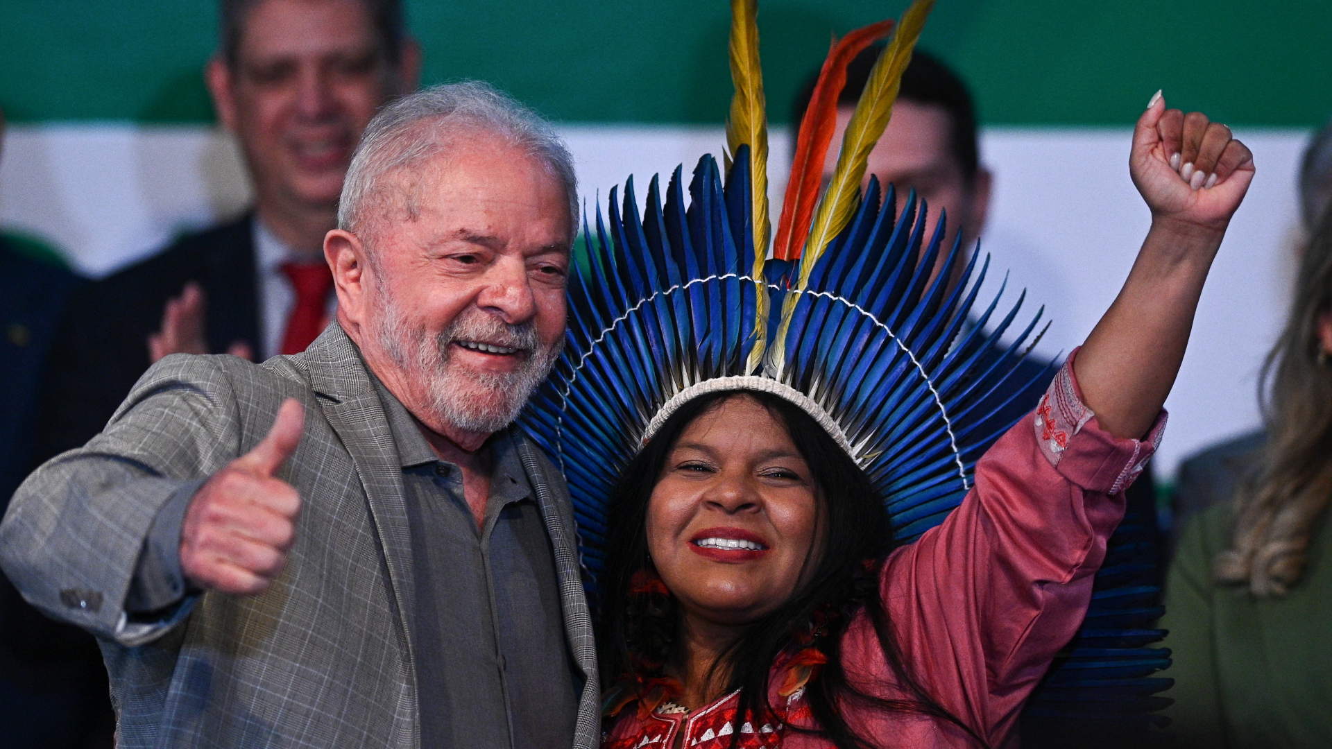 Luiz Inacio Lula da Silva und Sonia Guajajara