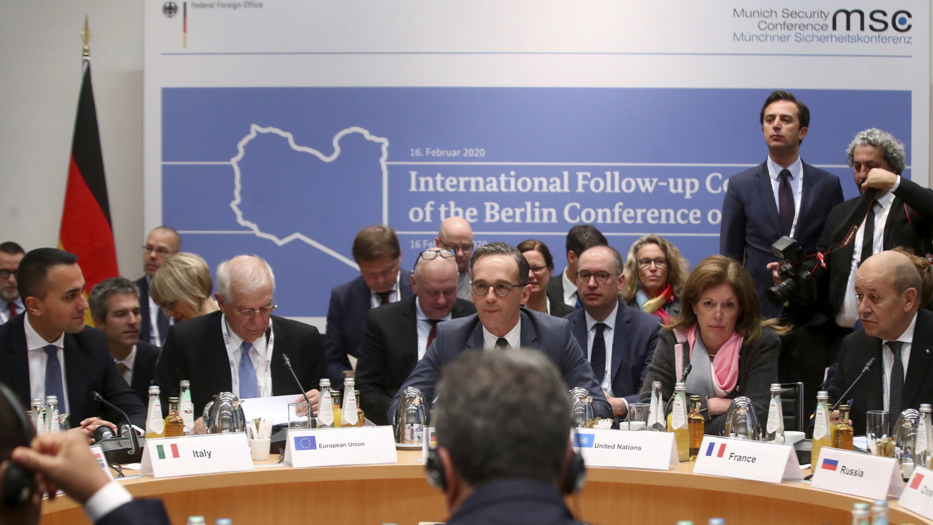 Libyen-Folgekonferenz in München. | AP