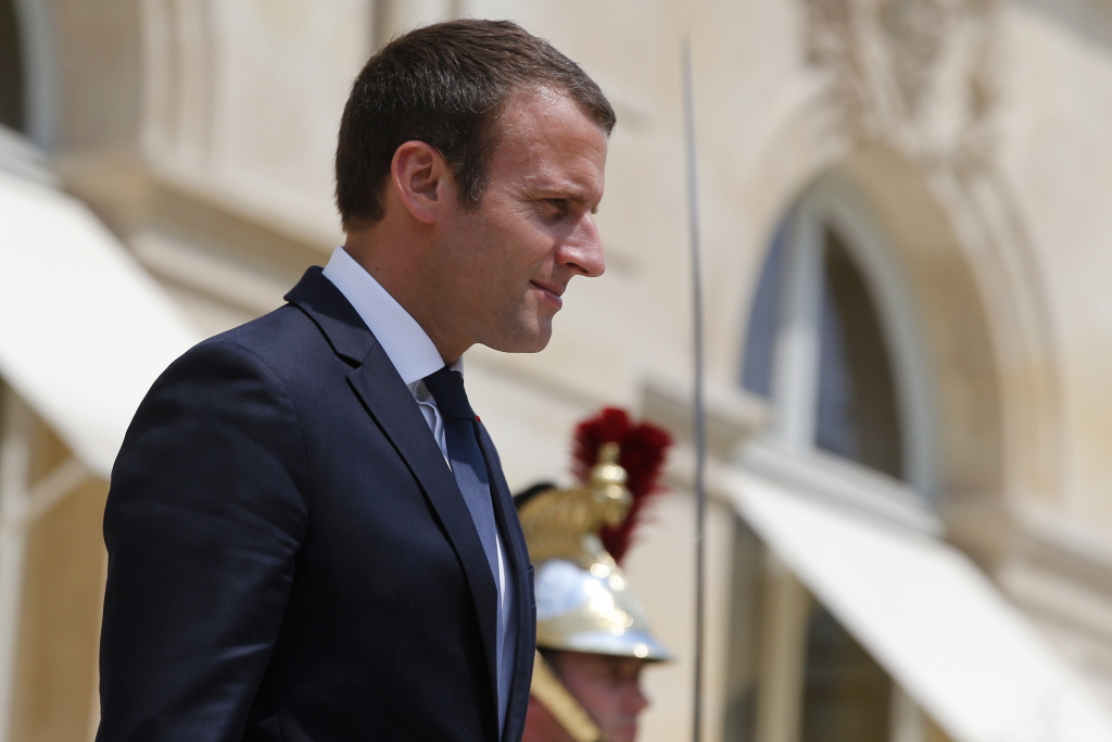 Frankreichs Präsident Macron | AP