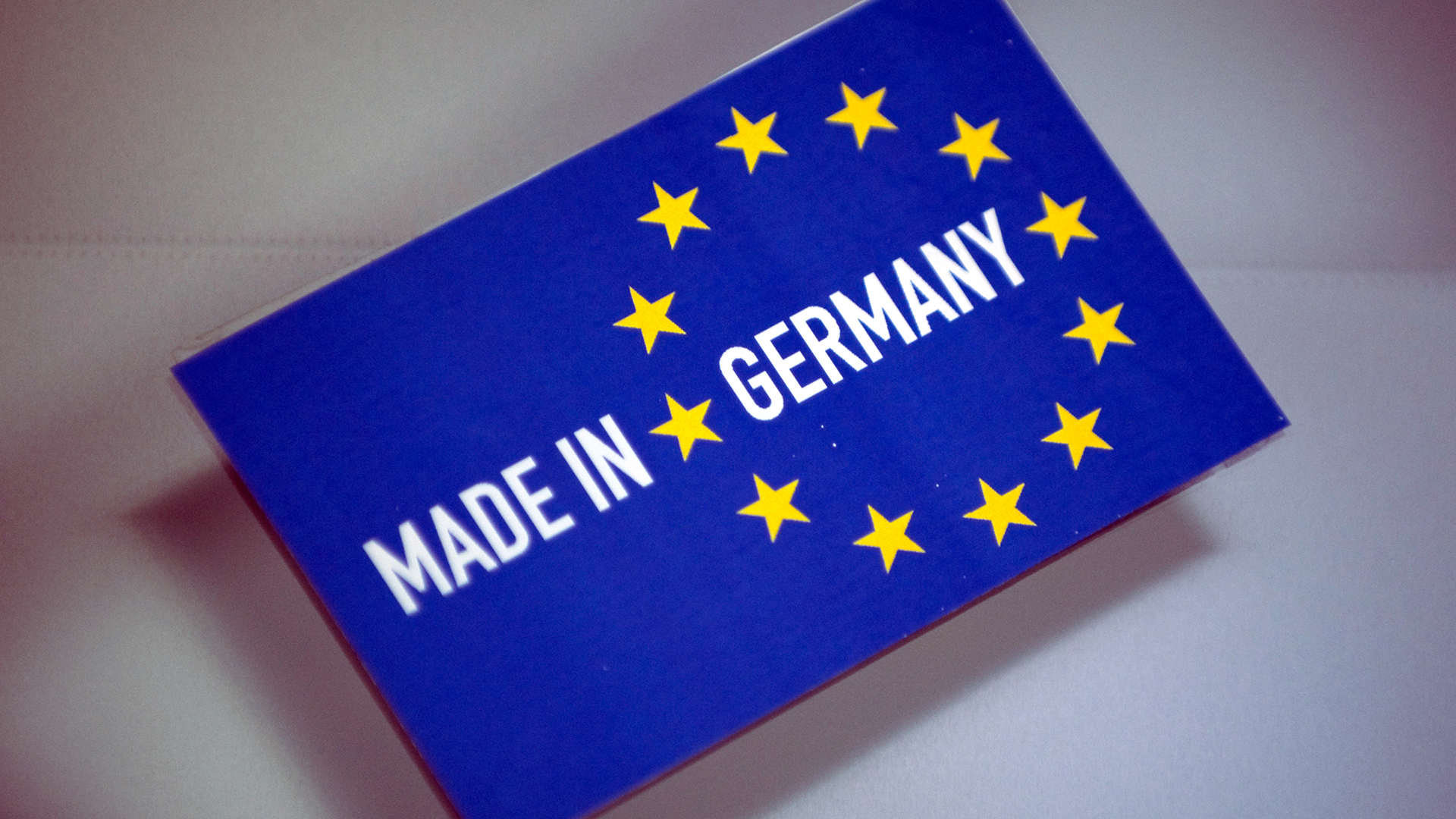 Schild mit der Aufschrift Made in Germany | picture alliance/dpa