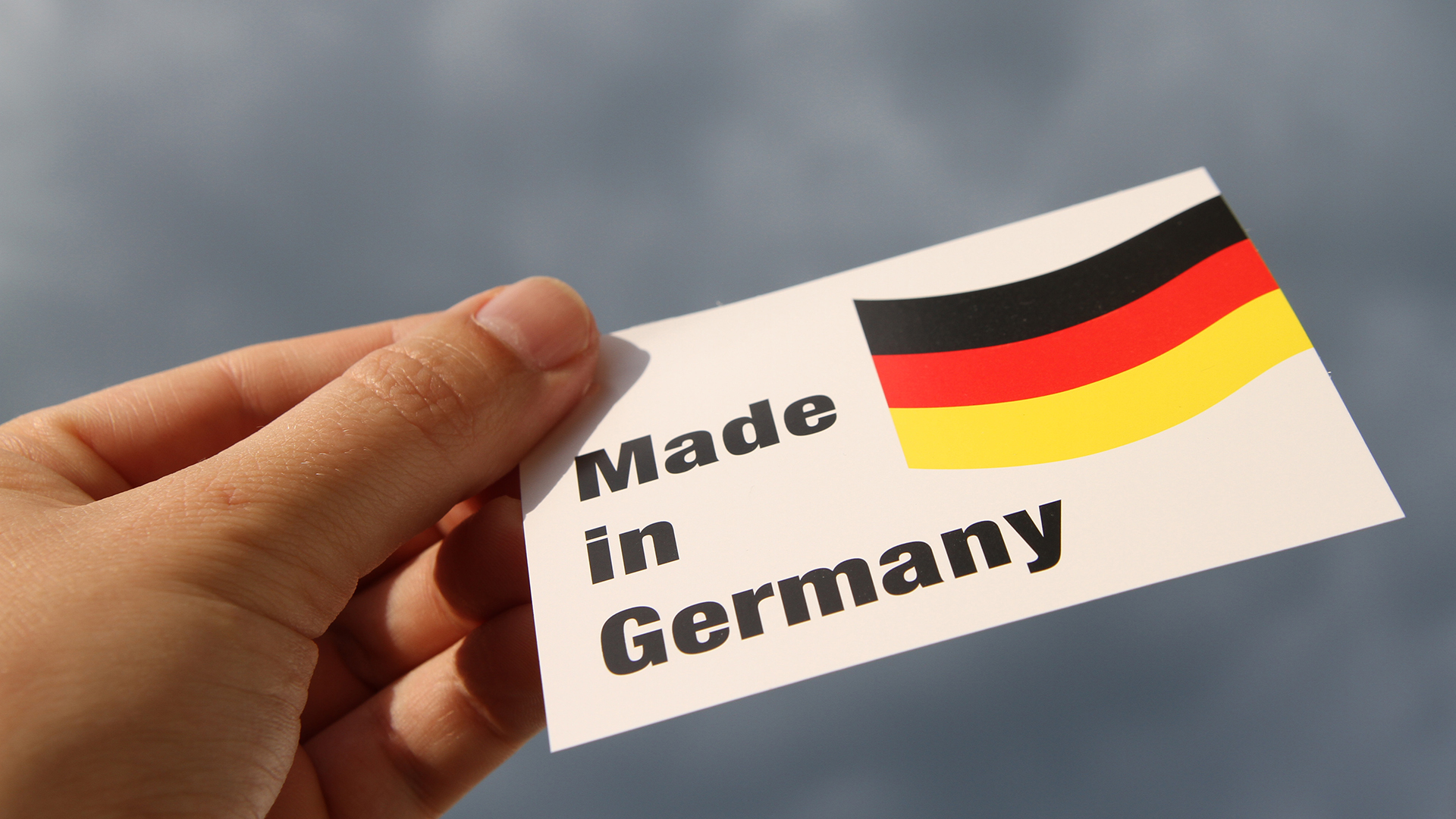 Schild mit der Aufschrift Made in Germany | picture alliance / Lars Halbauer