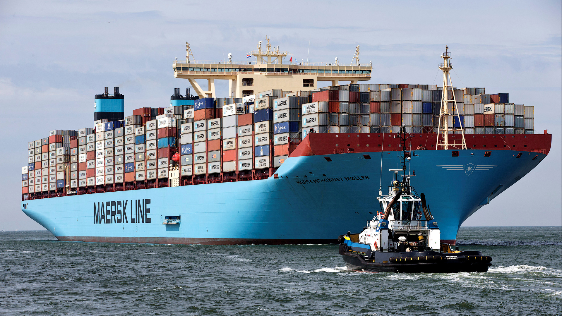 Ein Containerschiff der Reederei Moeller-Maersk | REUTERS