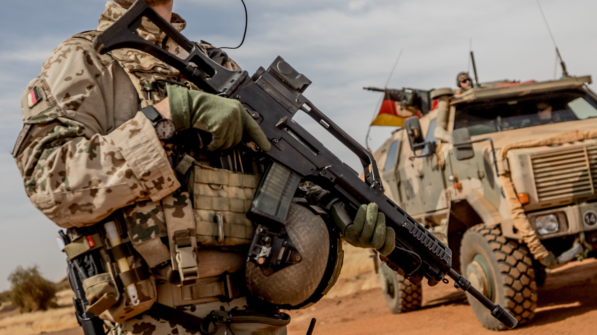 Soldaten der Bundeswehr im Einsatz in Mali | dpa