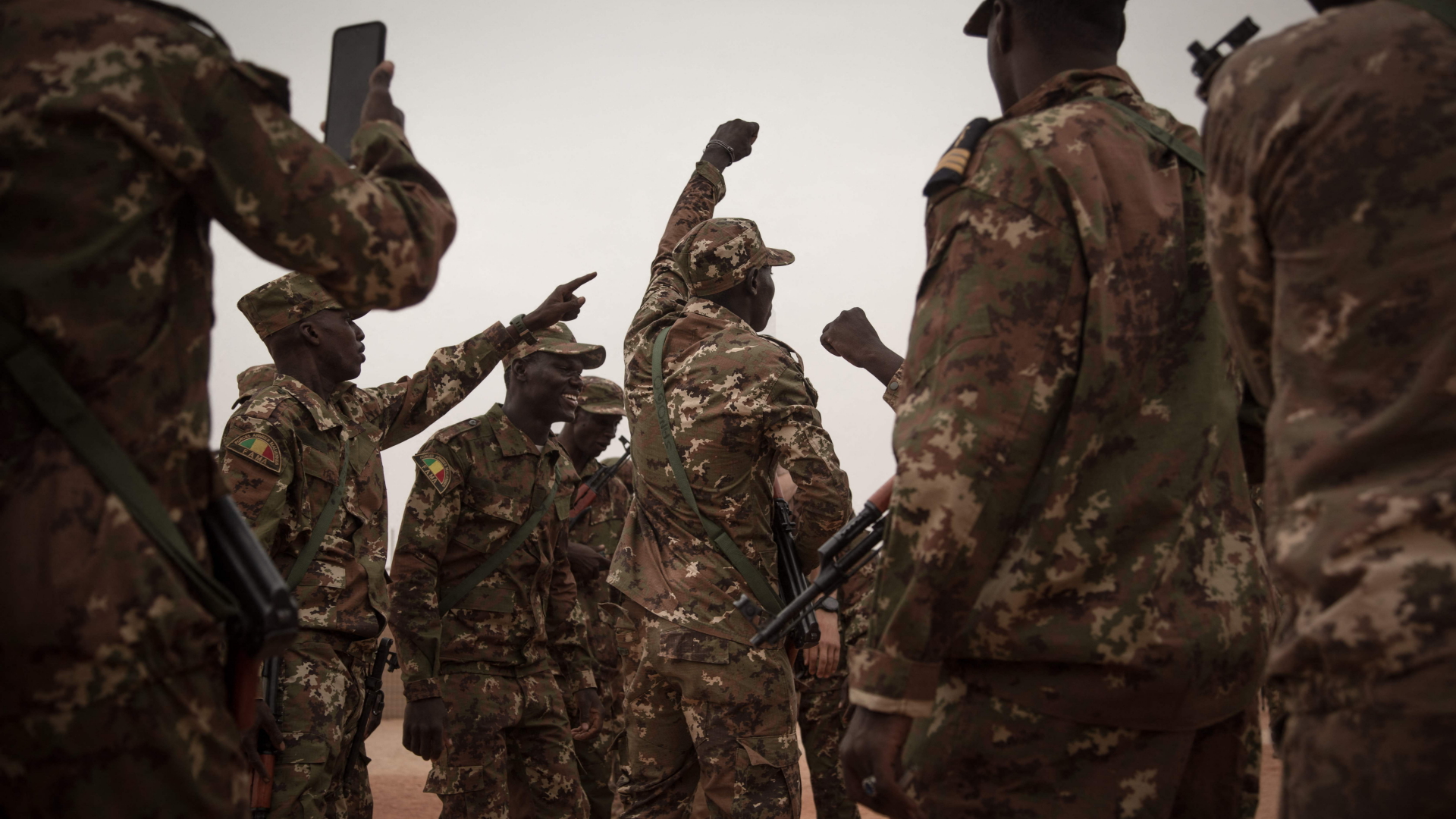 Malische Soldaten auf einer Militärbasis in Timbuktu (Archivbild Dezember 2021). | AFP