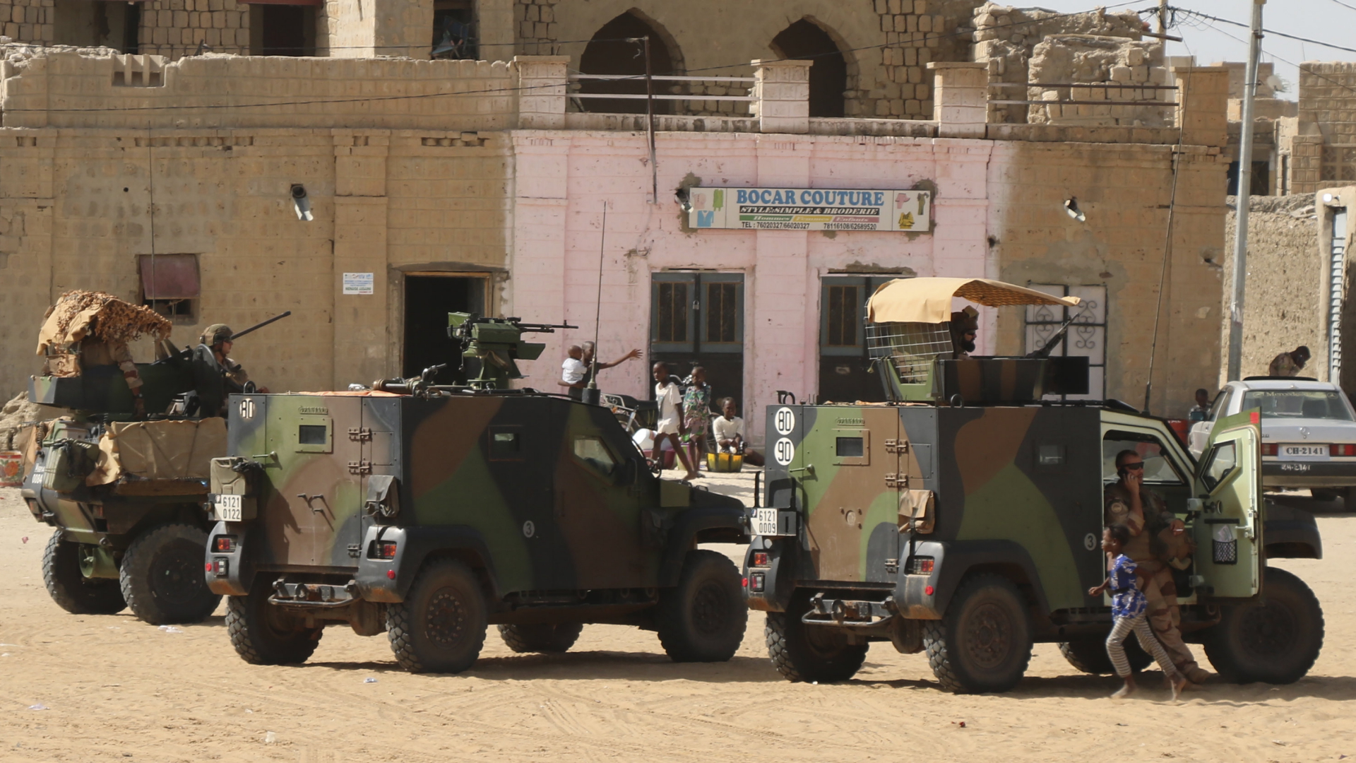 Französische Soldaten patrouillieren auf den Straßen von Timbuktu (Mali) | AP