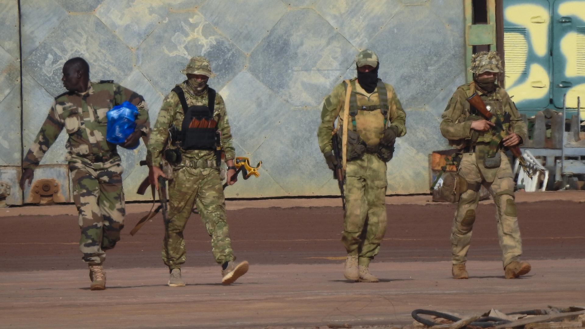 Russische Söldner in Nord-Mali - ein Bild des französischen Militärs ohne Datumsangabe | AP