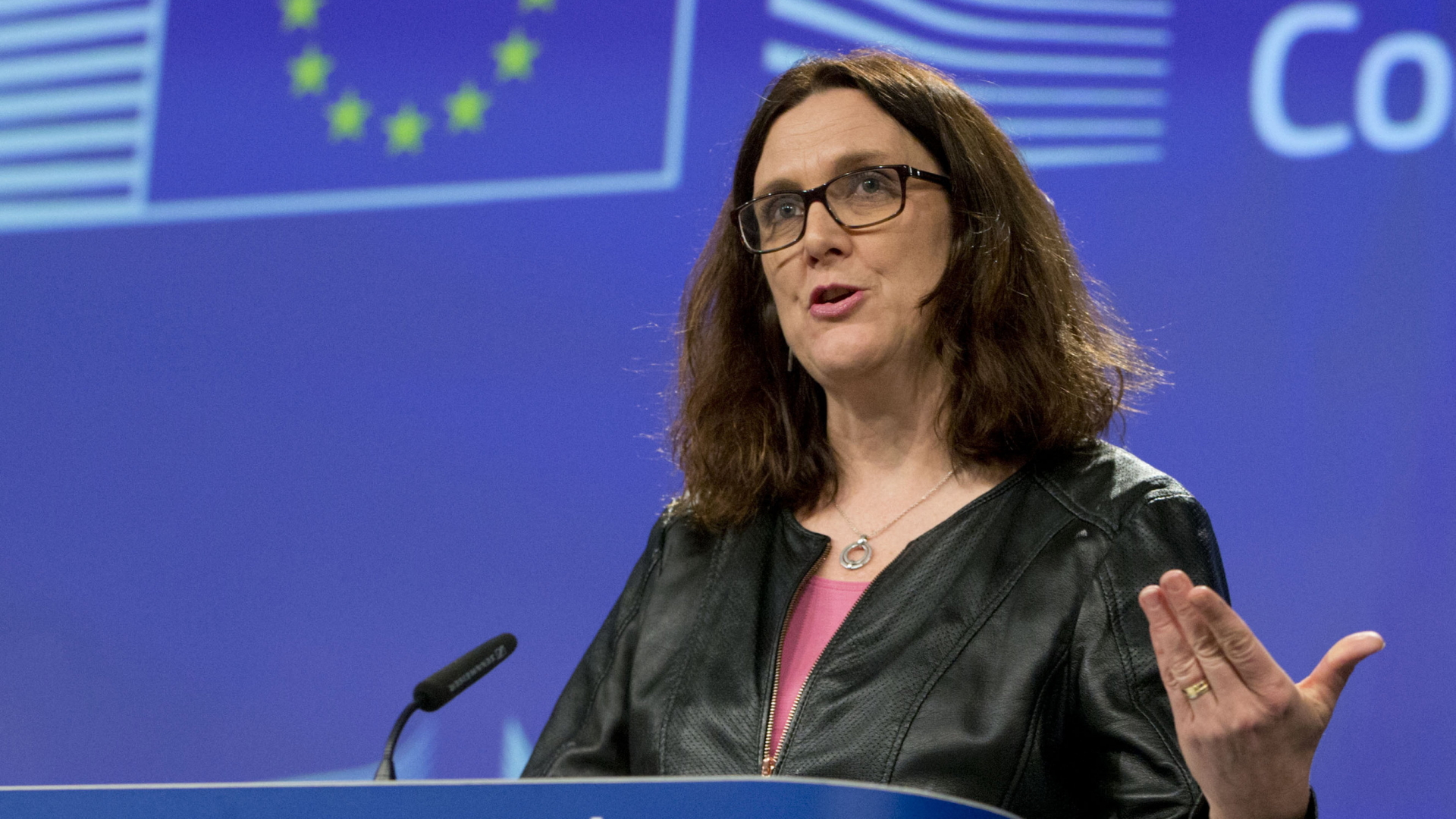 EU-Handelskommissarin Malmström | AP