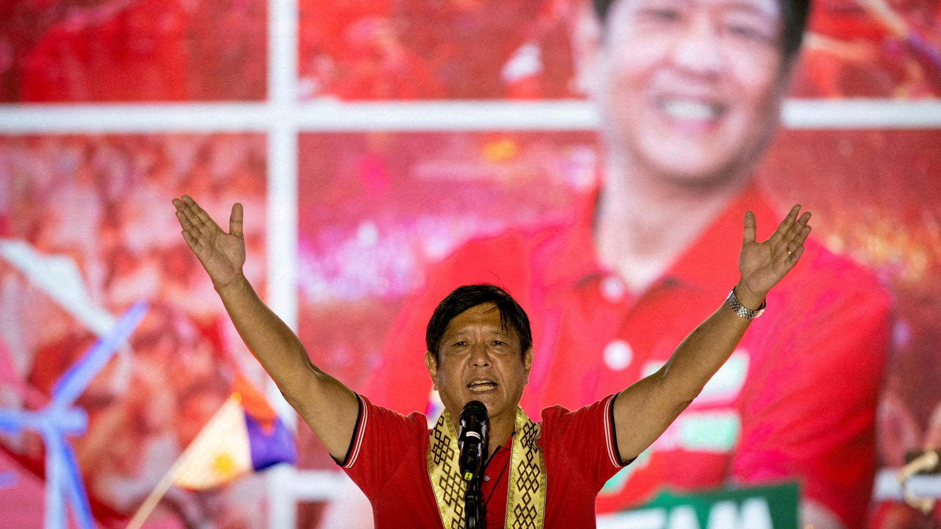 Ferdinand Marcos Junior bei einer Wahlkampfveranstaltung in Manila (Philippinen) | REUTERS