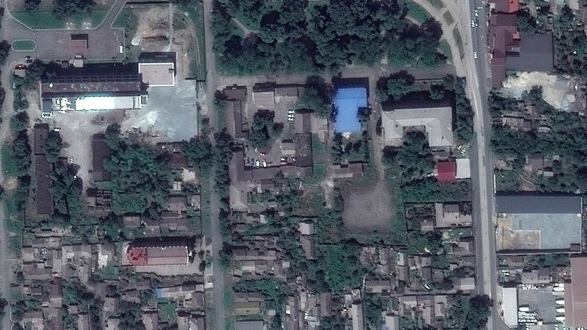 Satellitenaufnahme von Mariupol vor Kriegsbeginn | Satellite image ©2022 Maxar Technologies