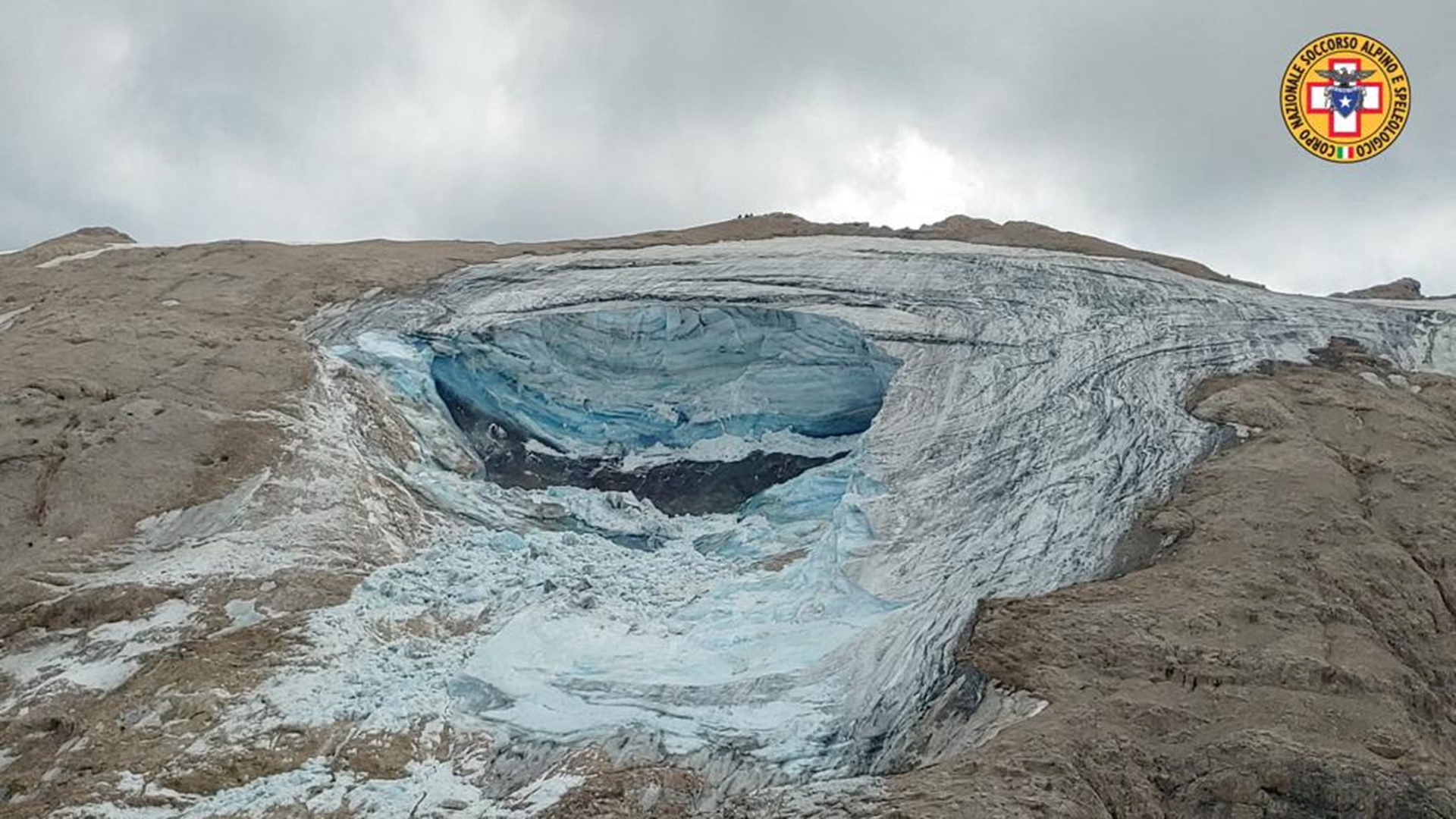 Der Gletscher Marmolata in den Dolomiten | via REUTERS
