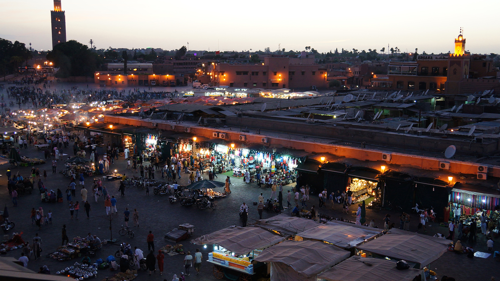 Marktplatz in Marrakesch