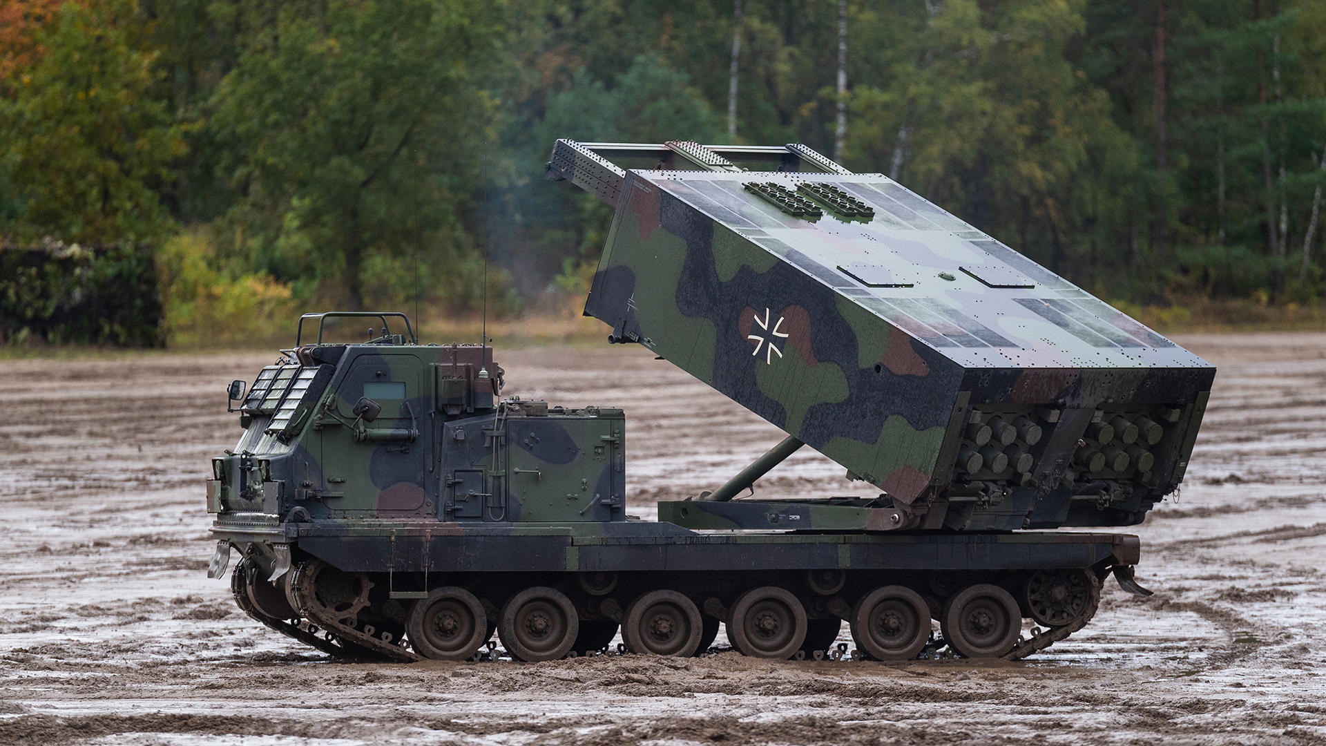 Ein Raketenwerfer der Bundeswehr vom Typ Mars | picture alliance/dpa