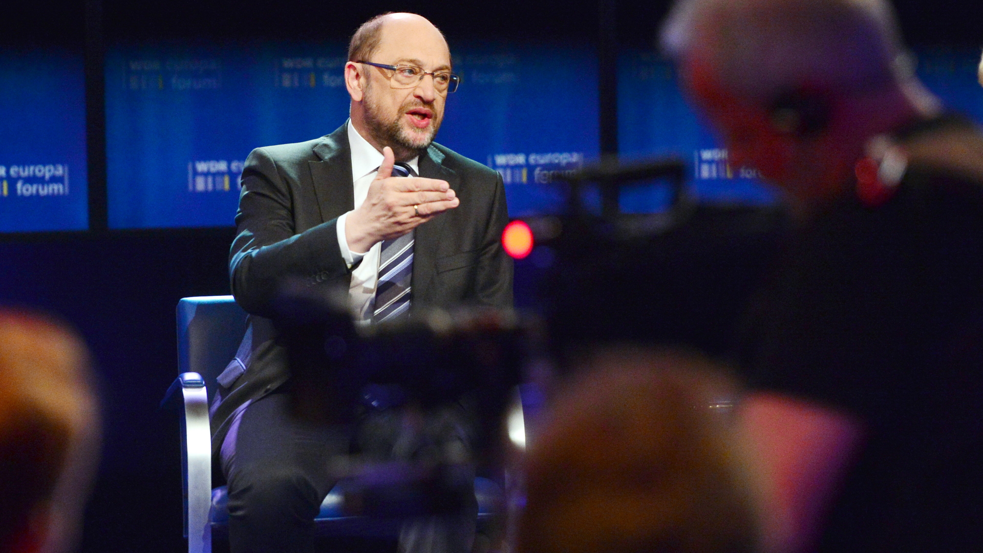 Martin Schulz spricht beim WDR-Europaforum | dpa