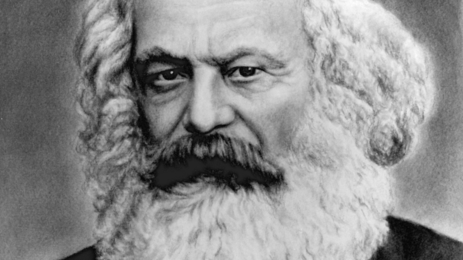 Karl Marx Zeichnung von Wladimir Dworan | dpa